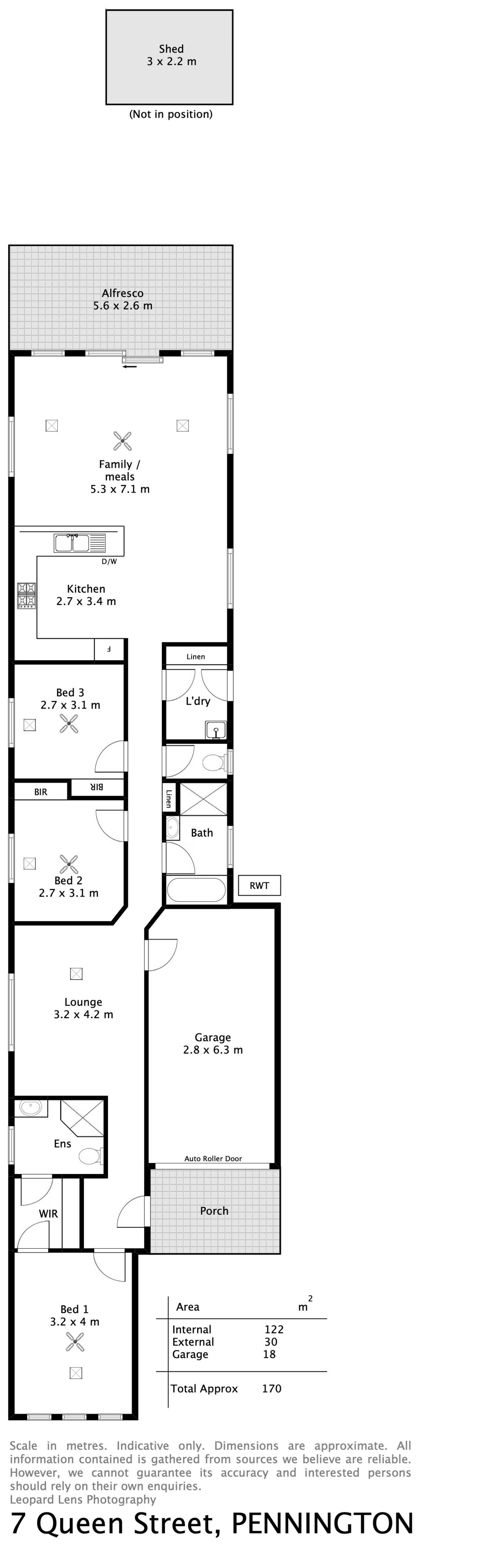 Floorplan of Homely house listing, 7 Queen Street, Pennington SA 5013