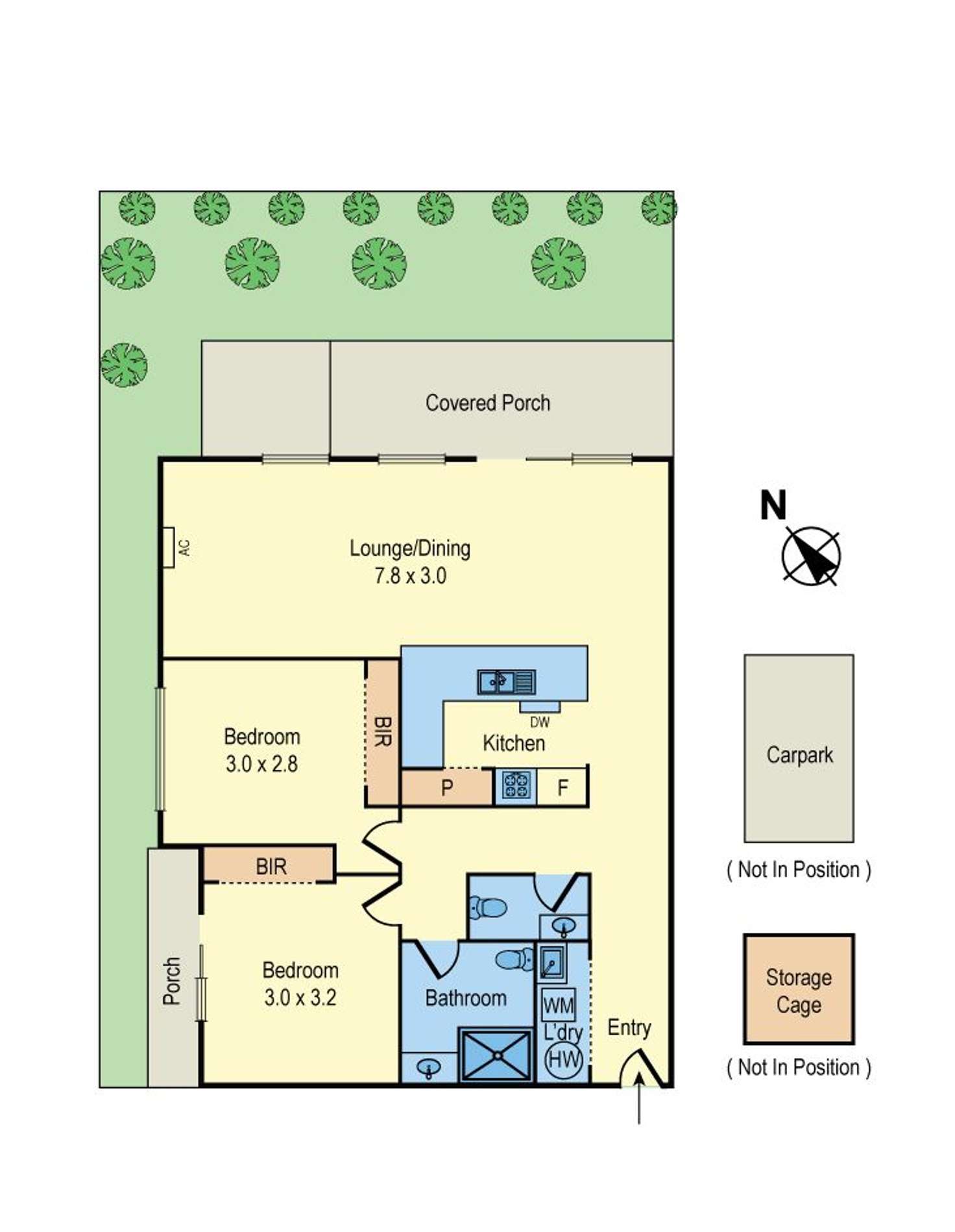 Floorplan of Homely apartment listing, 7/273 Grange Road, Ormond VIC 3204