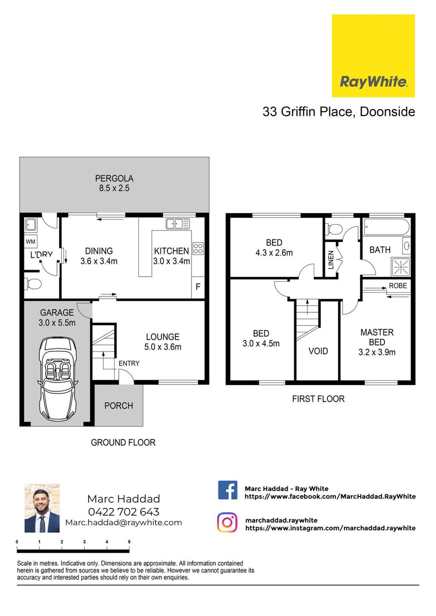 Floorplan of Homely house listing, 33 Griffin Place, Doonside NSW 2767