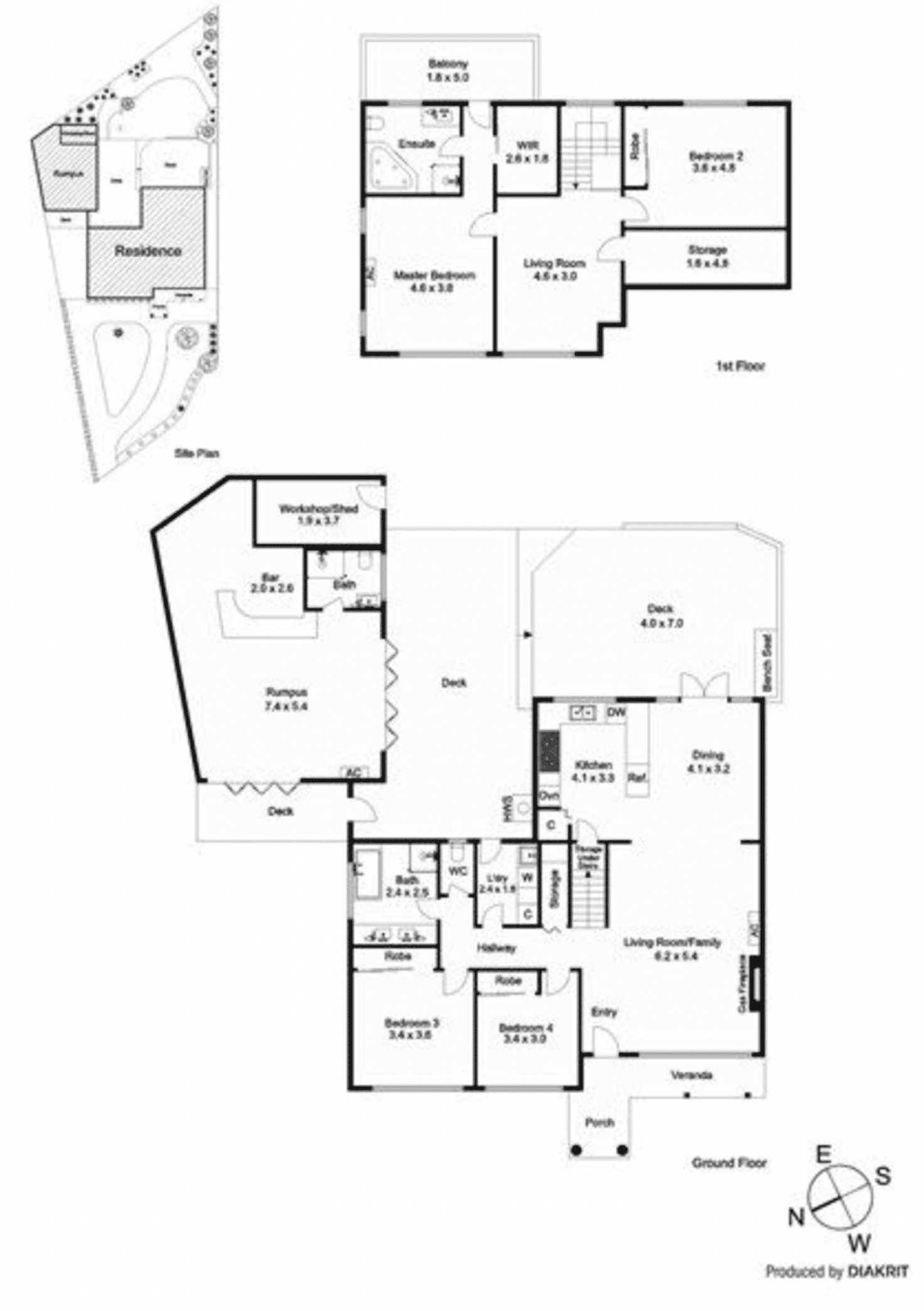 Floorplan of Homely house listing, 1 Warrawitur Court, Bonbeach VIC 3196