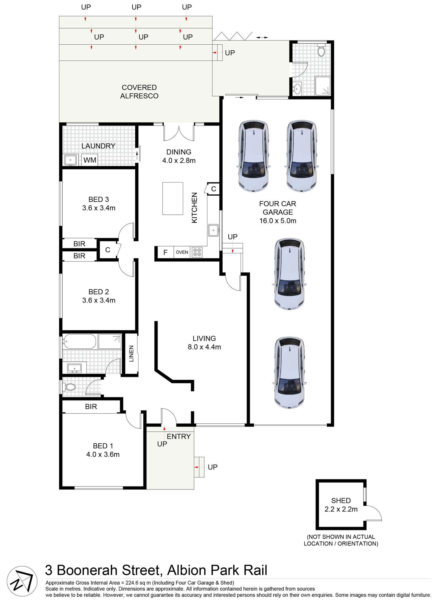 Floorplan of Homely house listing, 3 Boonerah Street, Albion Park Rail NSW 2527