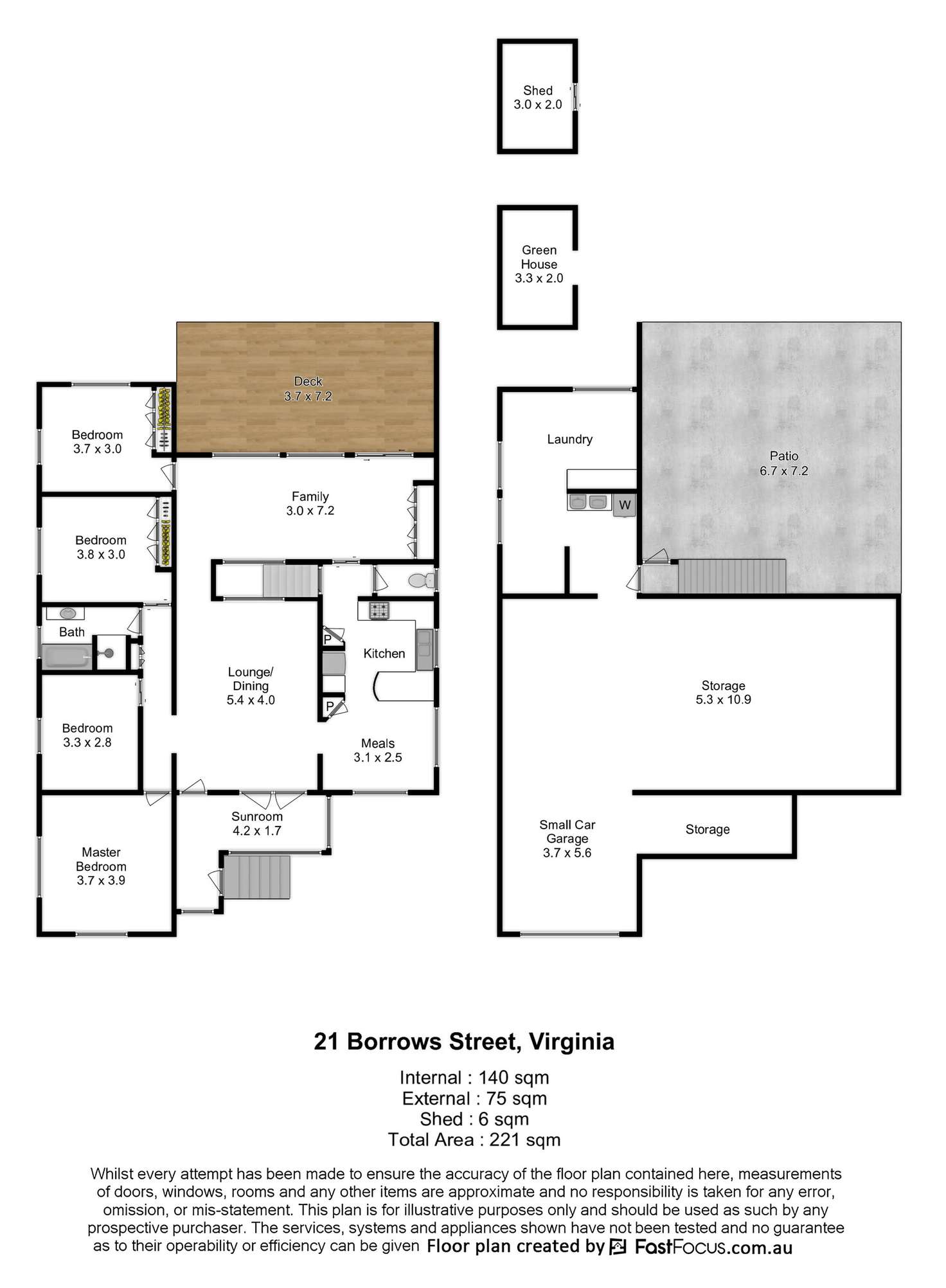 Floorplan of Homely house listing, 21 Borrows Street, Virginia QLD 4014