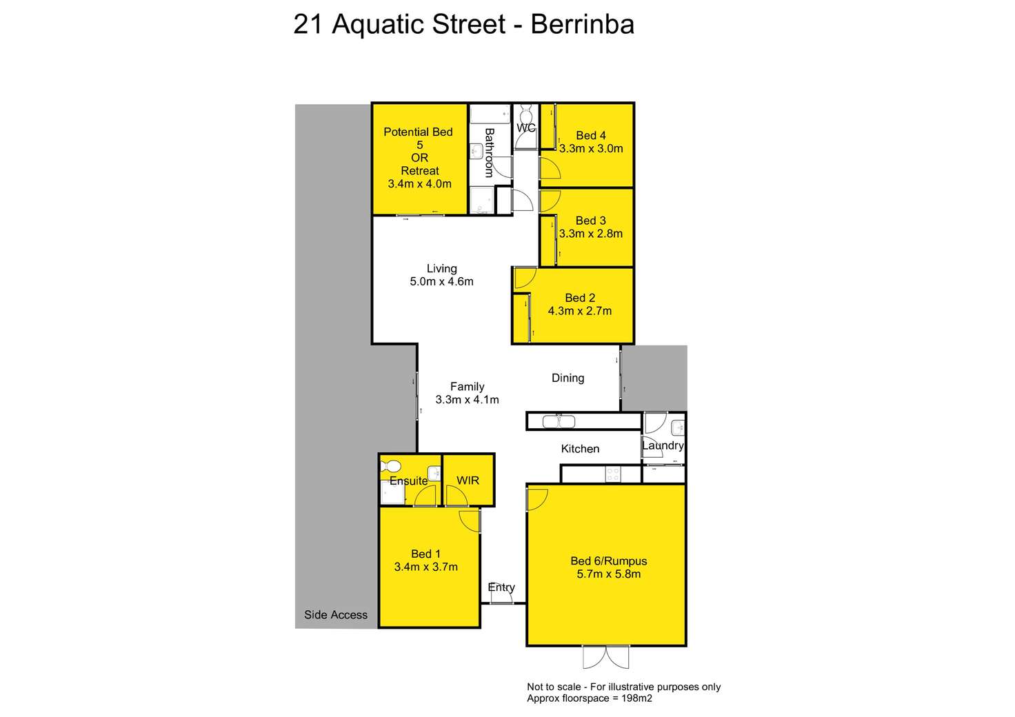 Floorplan of Homely house listing, 21 Aquatic Street, Berrinba QLD 4117