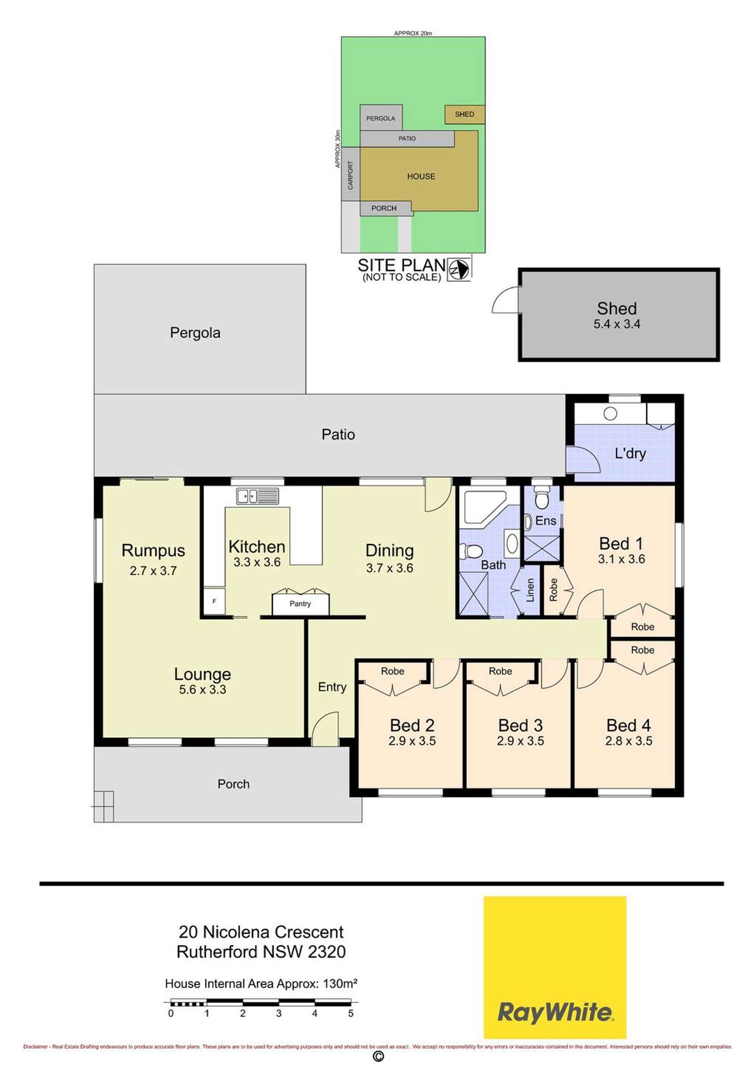 Floorplan of Homely house listing, 20 Nicolena Crescent, Rutherford NSW 2320