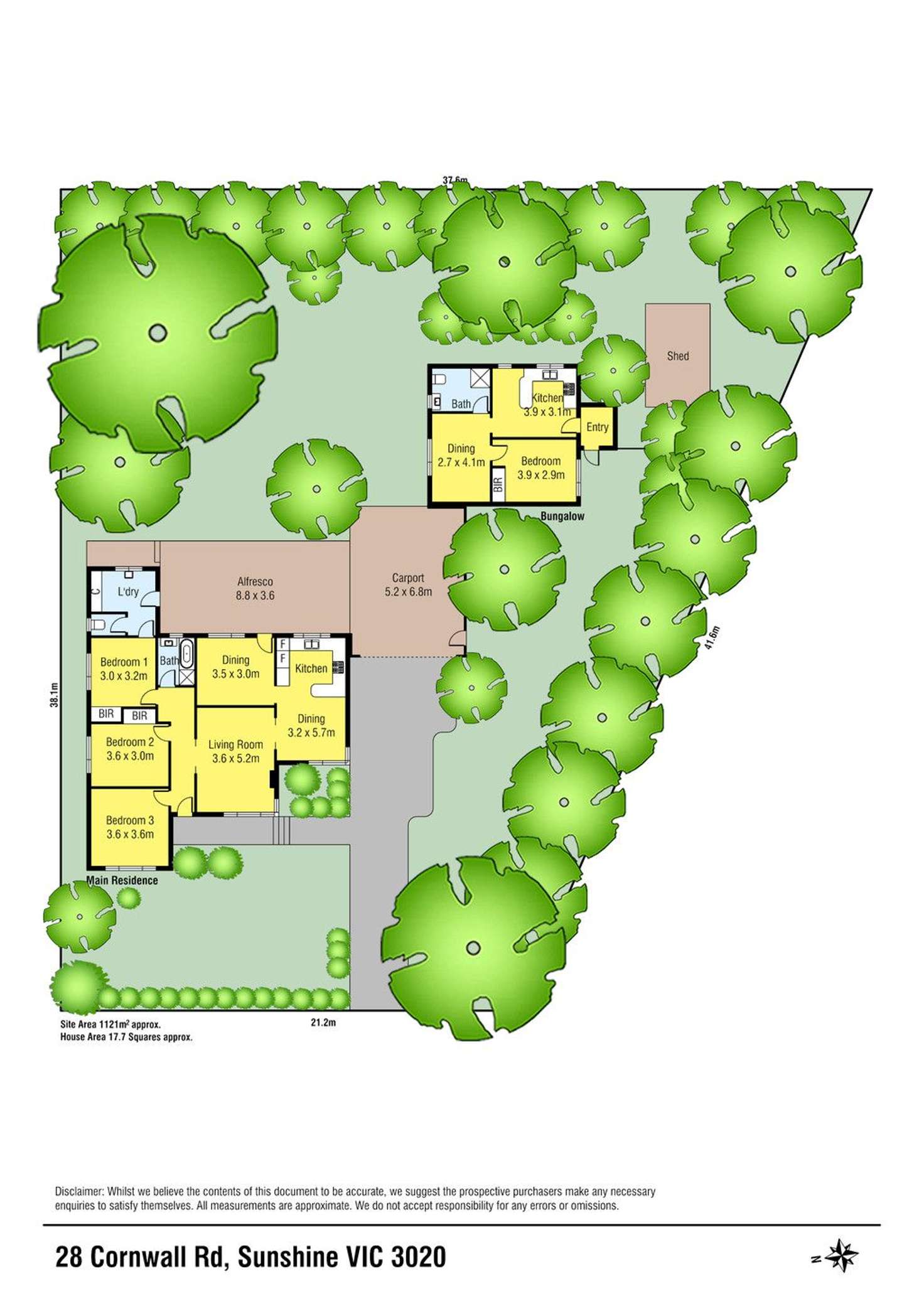 Floorplan of Homely house listing, 28 Cornwall Road, Sunshine VIC 3020
