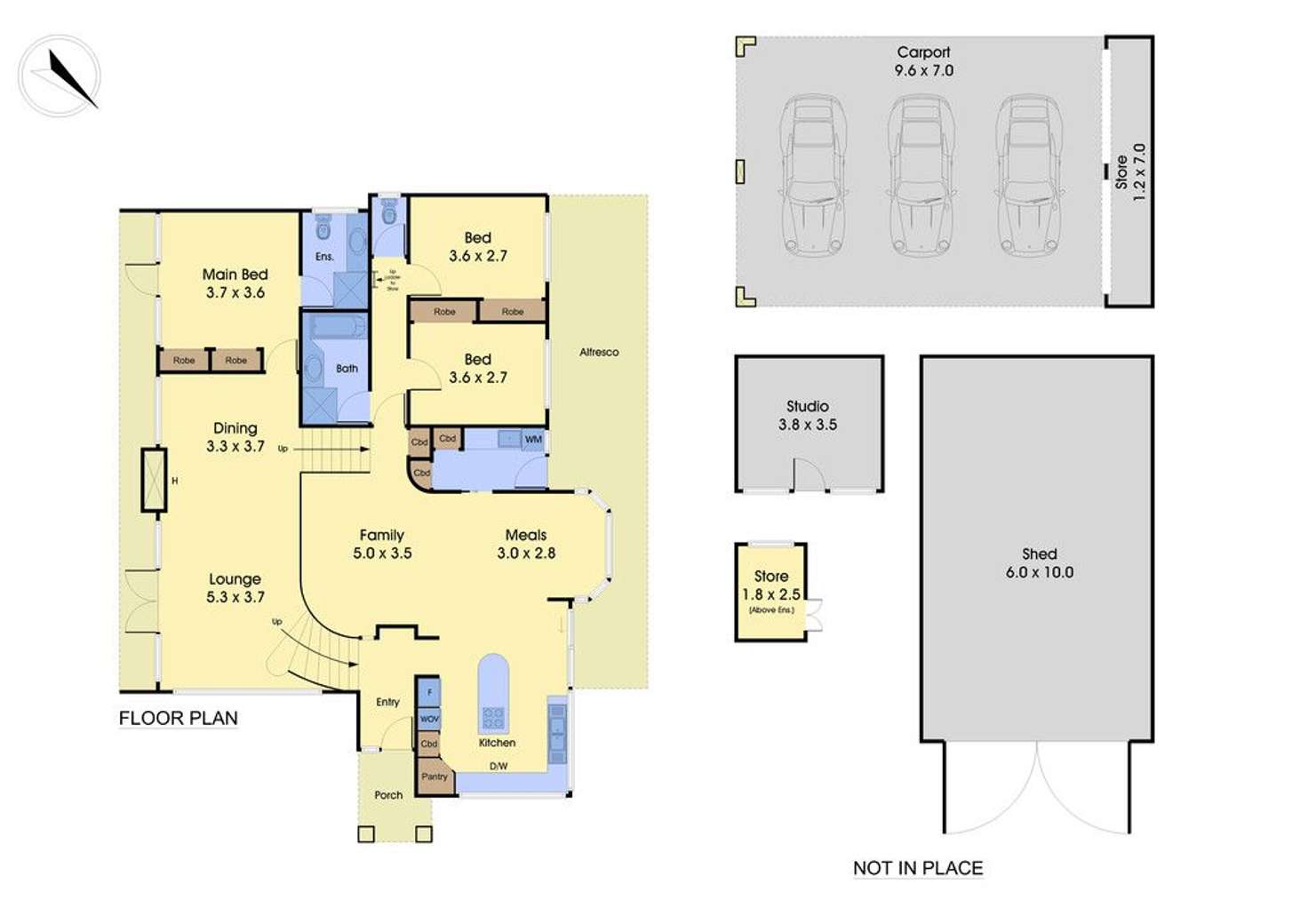 Floorplan of Homely house listing, 161 Murray Road, Diamond Creek VIC 3089