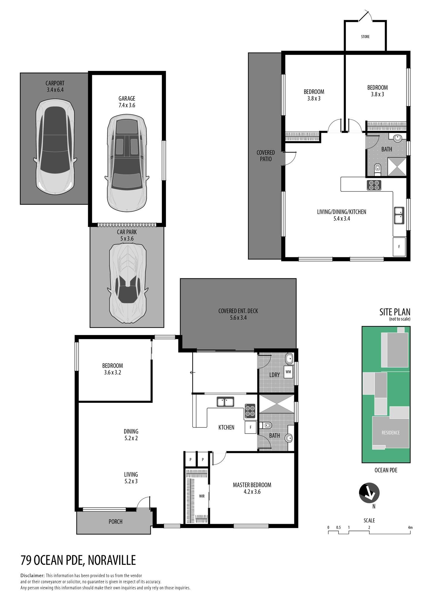 Floorplan of Homely house listing, 79 Ocean Parade, Noraville NSW 2263