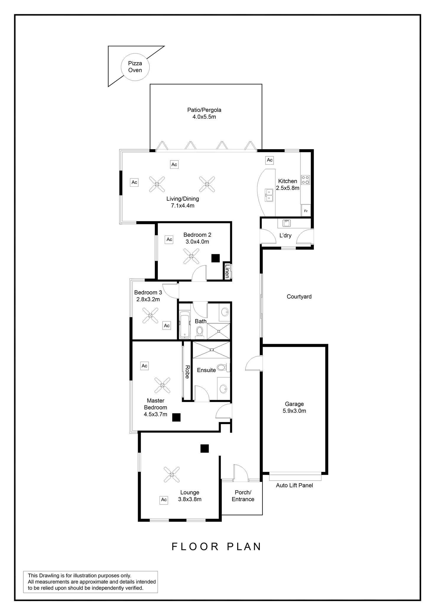 Floorplan of Homely house listing, 2/3 Pandil Court, Fulham Gardens SA 5024