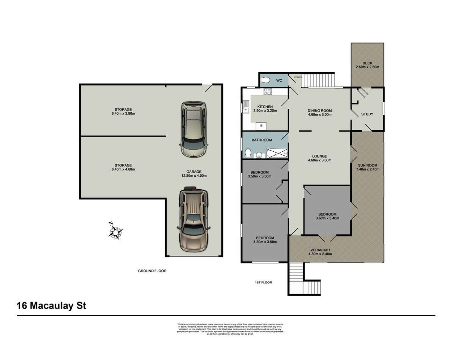 Floorplan of Homely house listing, 16 Macaulay Street, Coorparoo QLD 4151