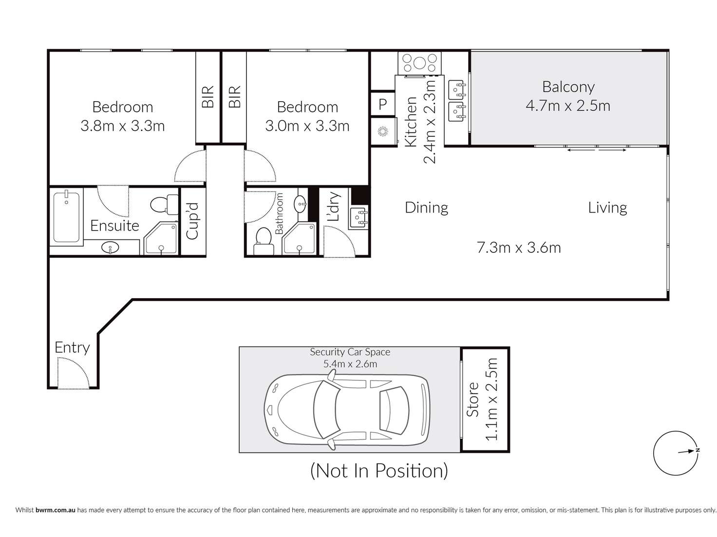 Floorplan of Homely unit listing, 41/691-695 Warringah Road, Forestville NSW 2087