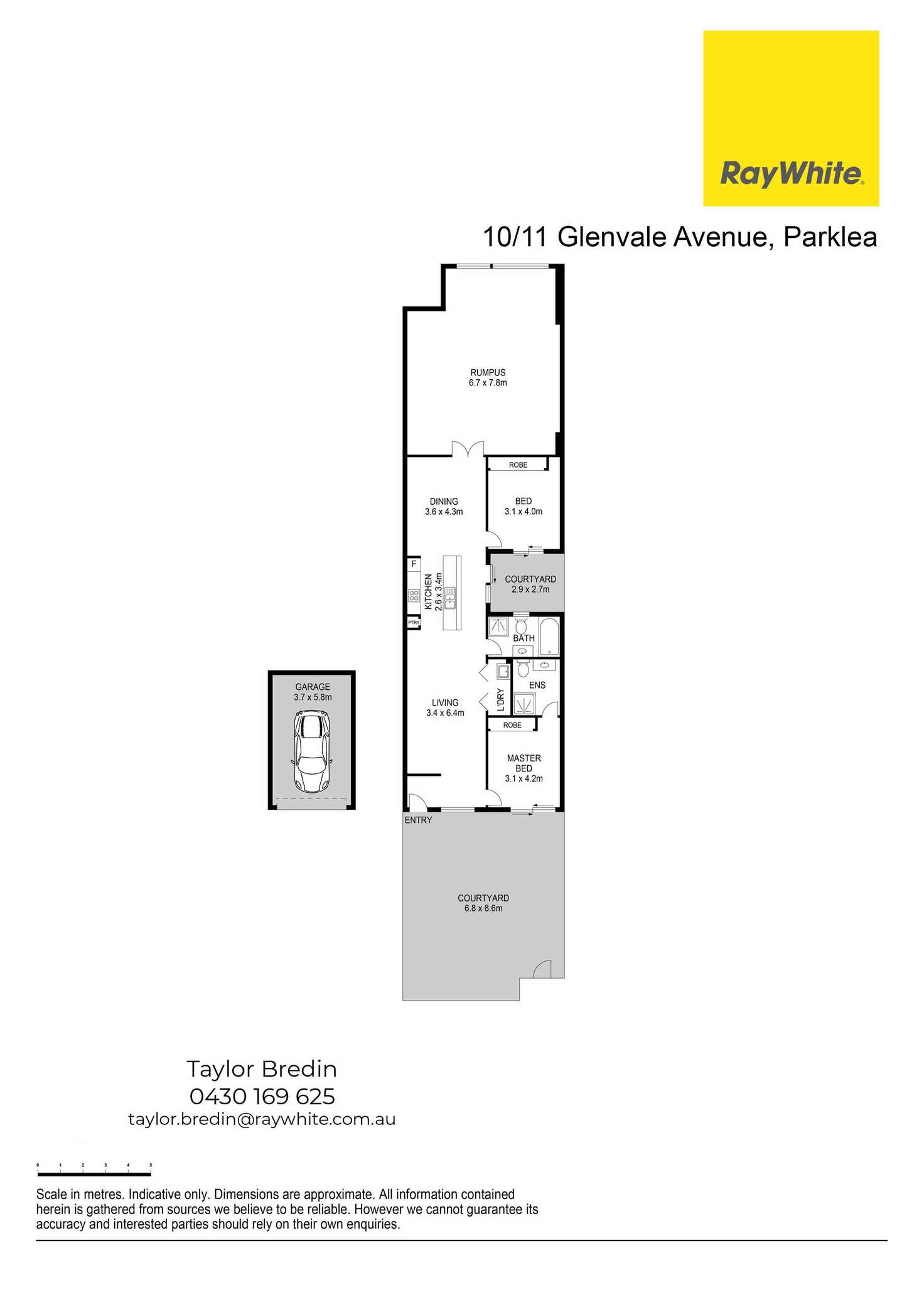 Floorplan of Homely apartment listing, 10/11 Glenvale Avenue, Parklea NSW 2768