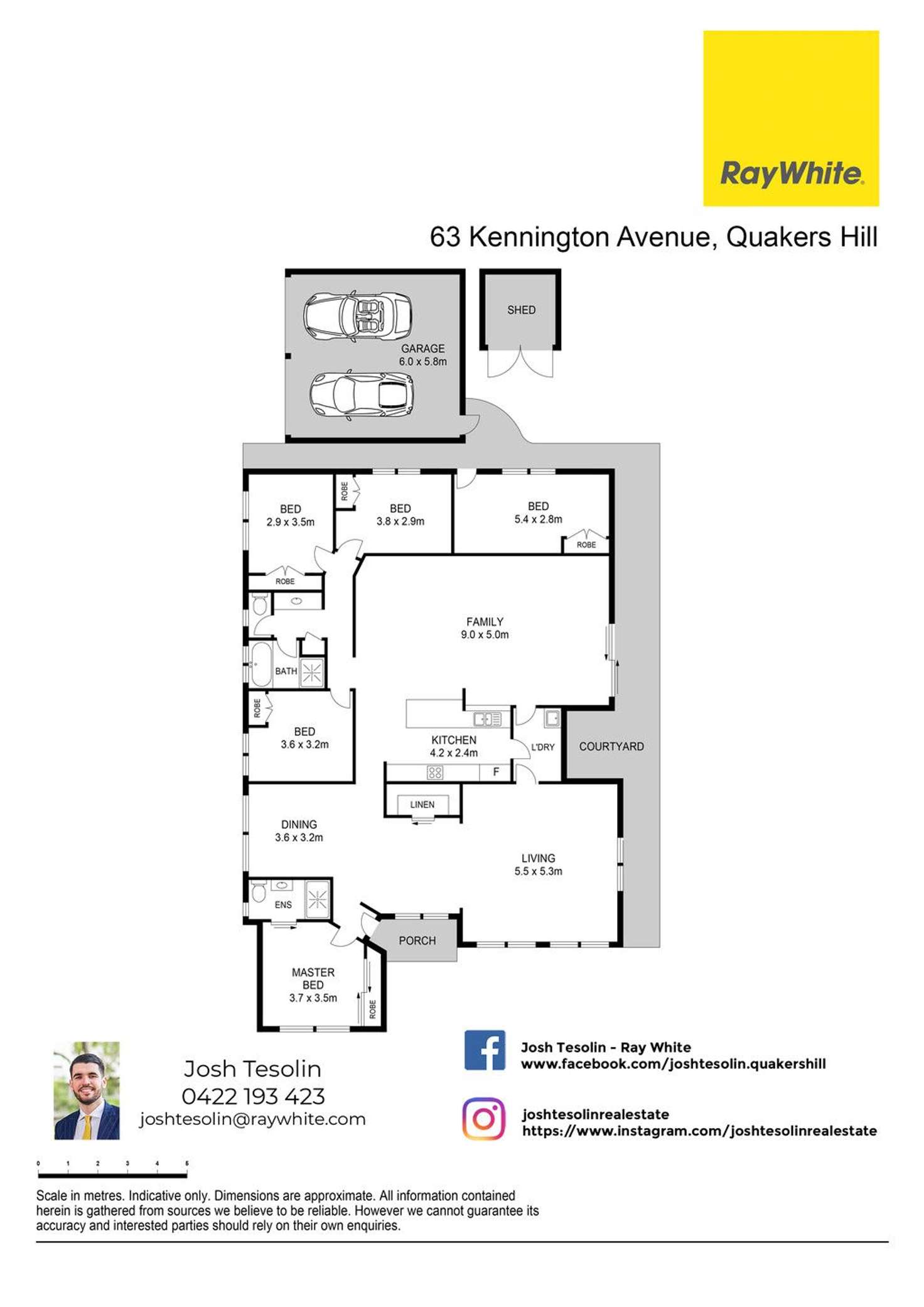 Floorplan of Homely house listing, 63 Kennington Avenue, Quakers Hill NSW 2763