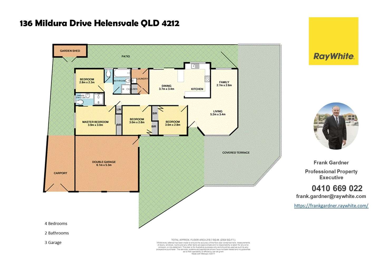 Floorplan of Homely house listing, 136 Mildura Drive, Helensvale QLD 4212