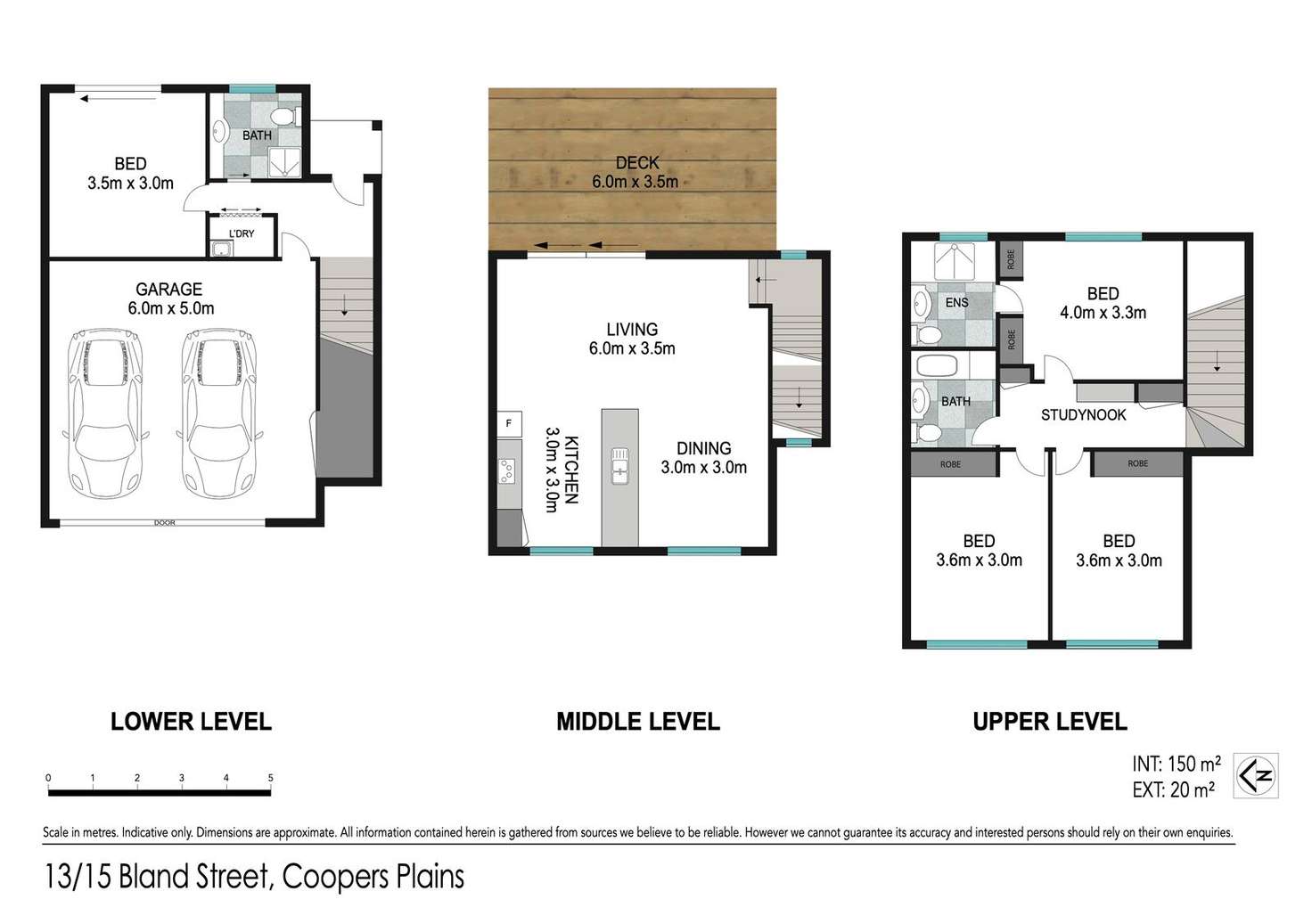 Floorplan of Homely townhouse listing, 13/15 Bland Street, Coopers Plains QLD 4108