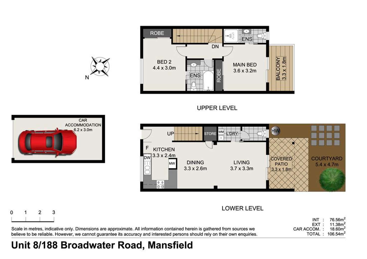 Floorplan of Homely house listing, 8/188 Broadwater Road, Mansfield QLD 4122