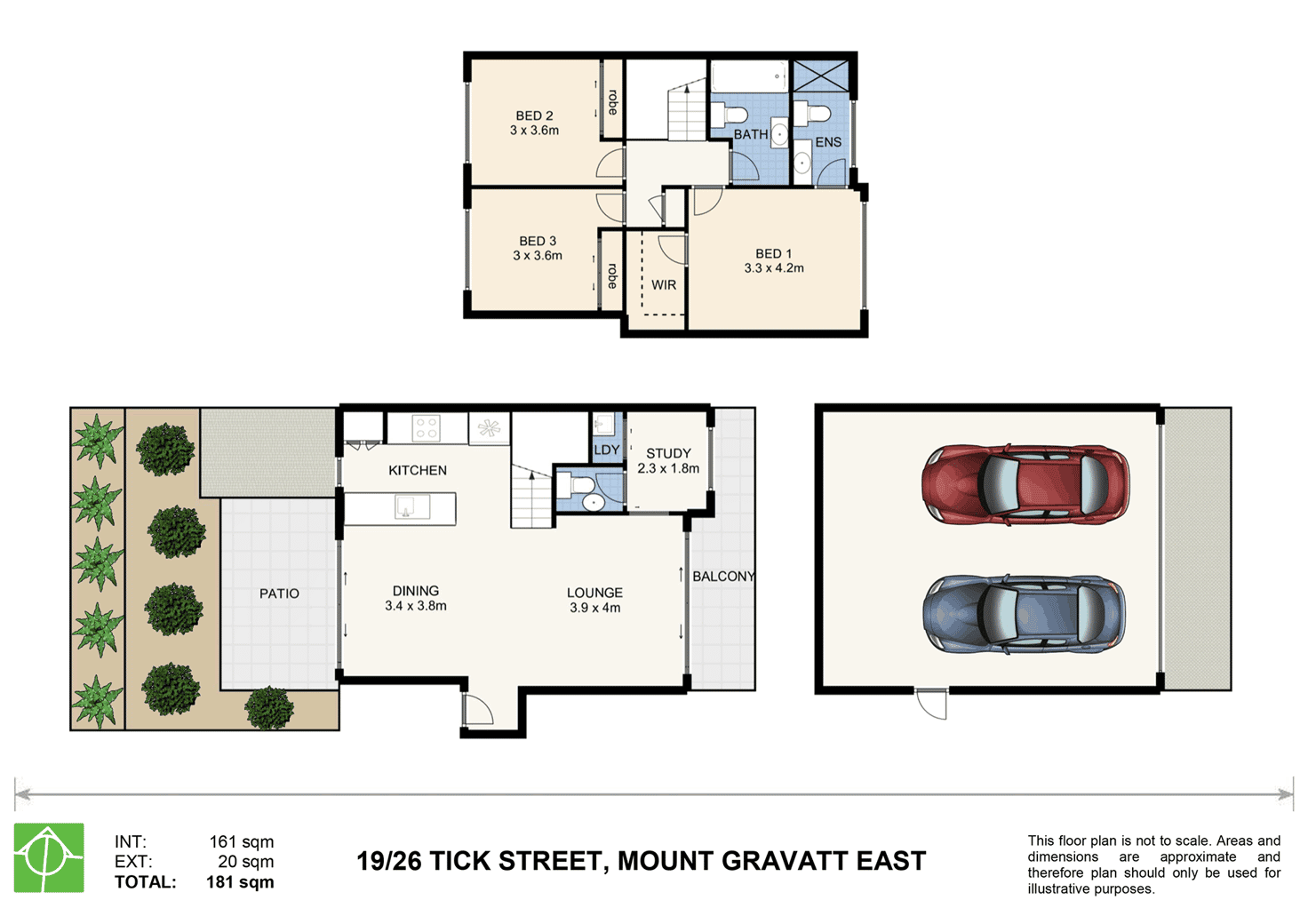 Floorplan of Homely townhouse listing, 19/26 Tick Street, Mount Gravatt East QLD 4122