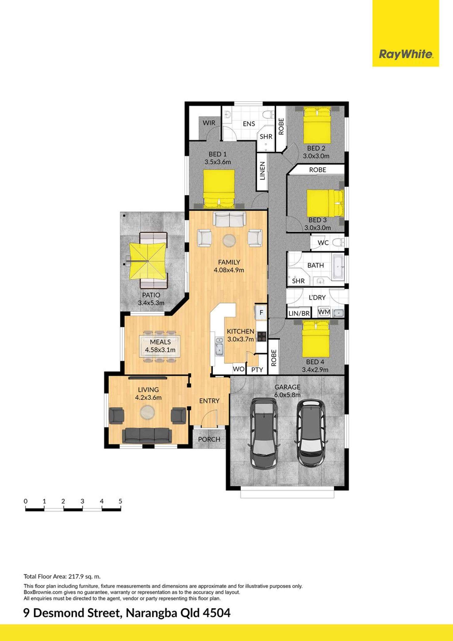 Floorplan of Homely house listing, 9 Desmond Street, Narangba QLD 4504