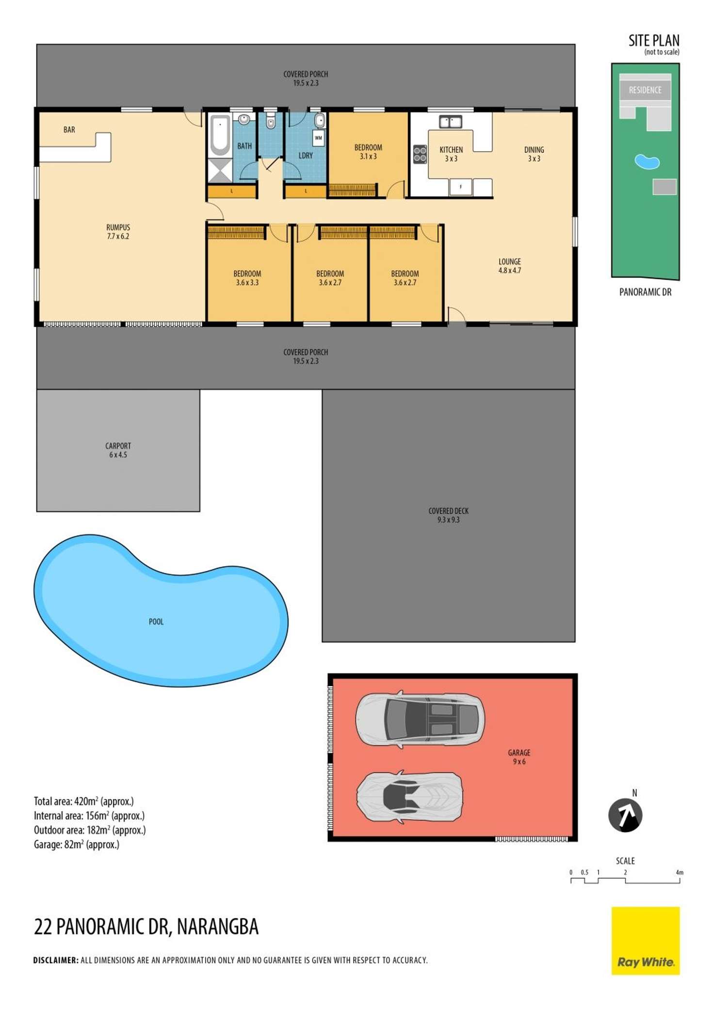 Floorplan of Homely house listing, 22 Panoramic Drive, Narangba QLD 4504