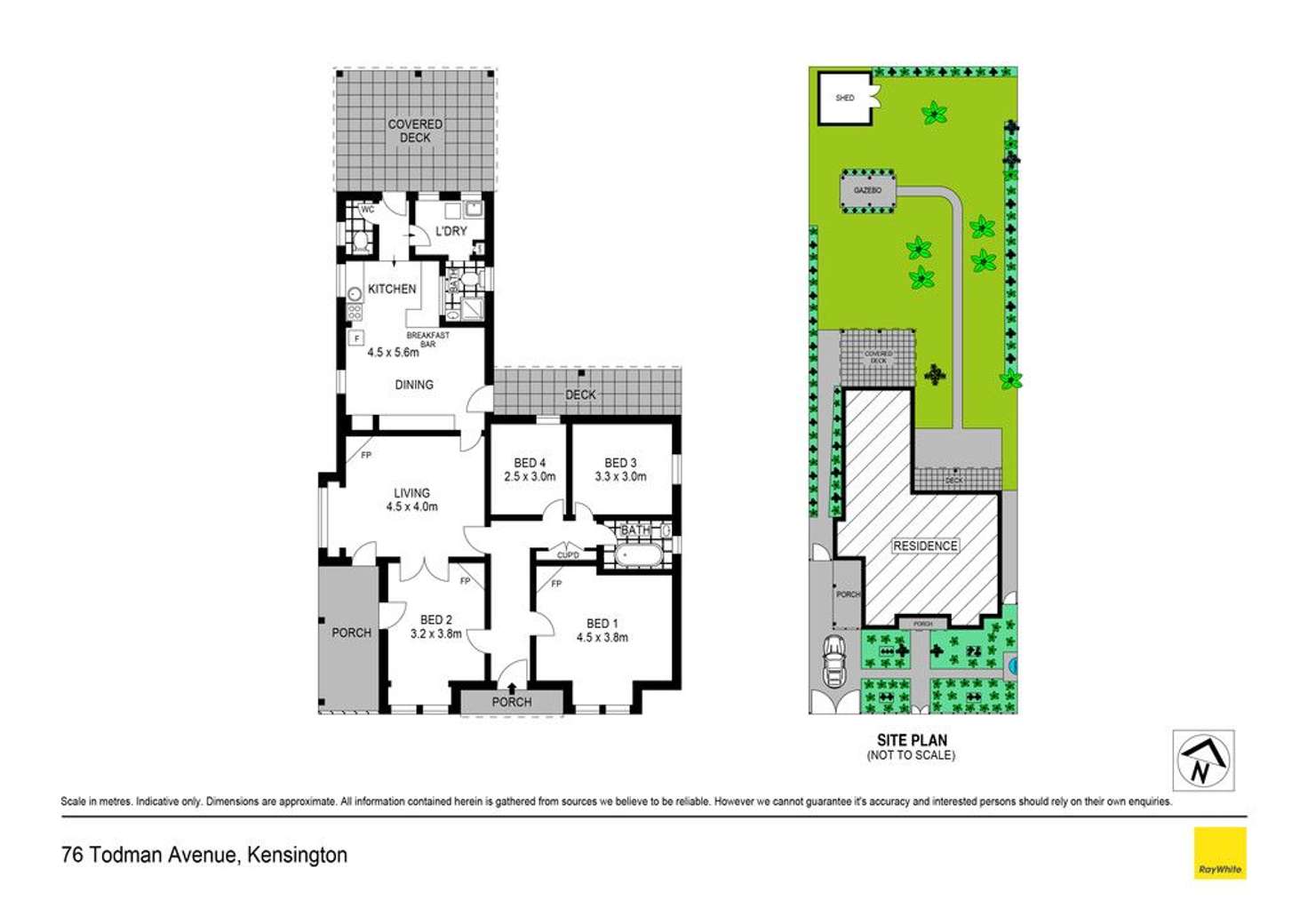 Floorplan of Homely house listing, 76 Todman Avenue, Kensington NSW 2033