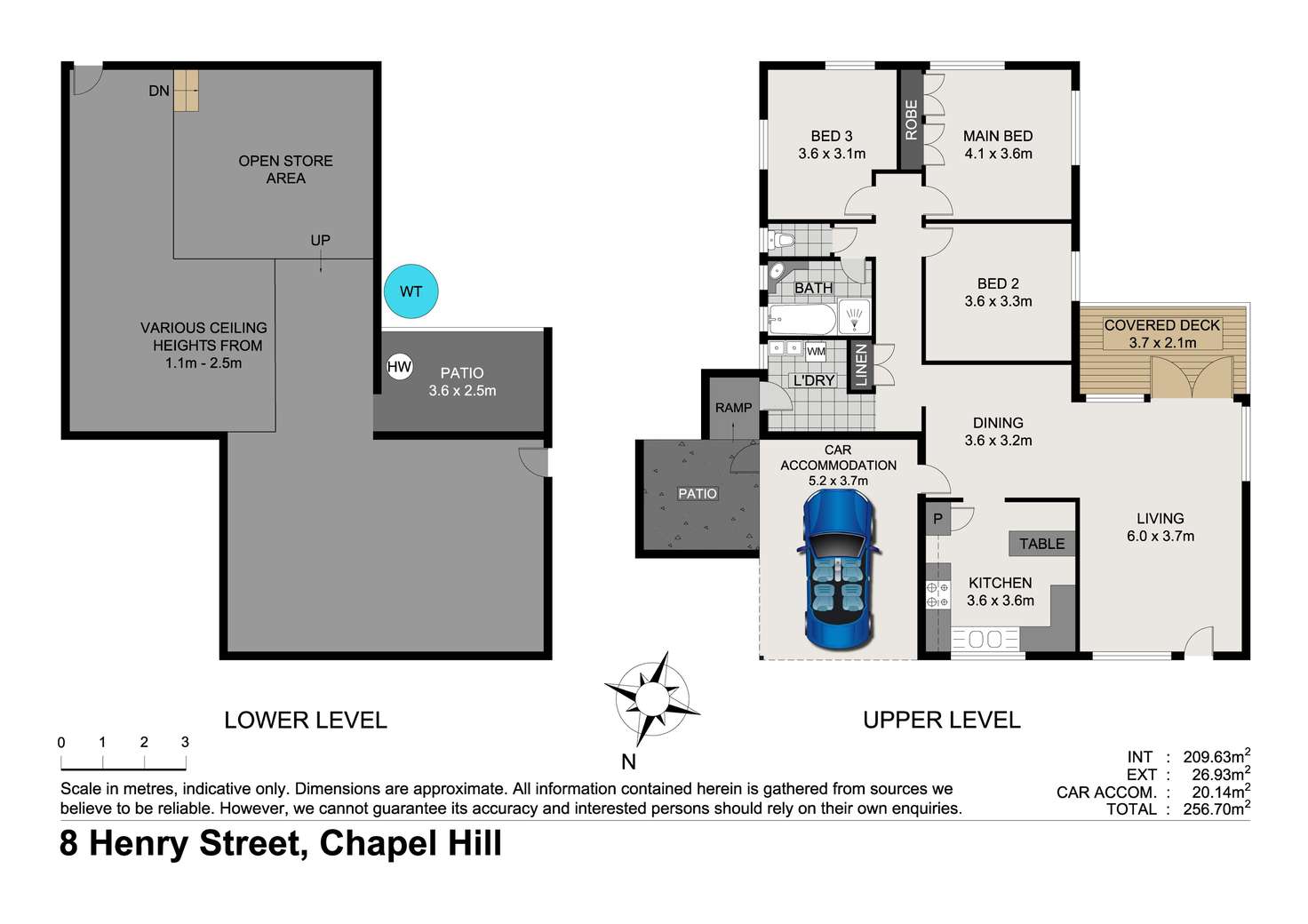 Floorplan of Homely house listing, 8 Henry Street, Chapel Hill QLD 4069