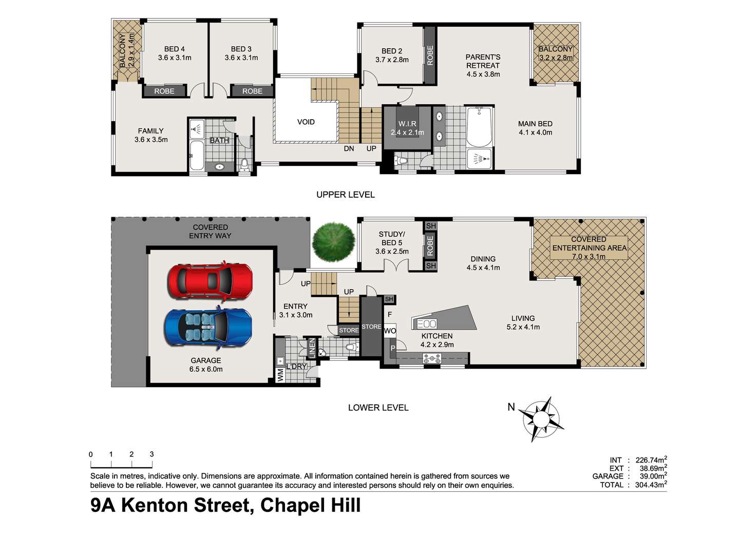 Floorplan of Homely house listing, 9A Kenton Street, Chapel Hill QLD 4069