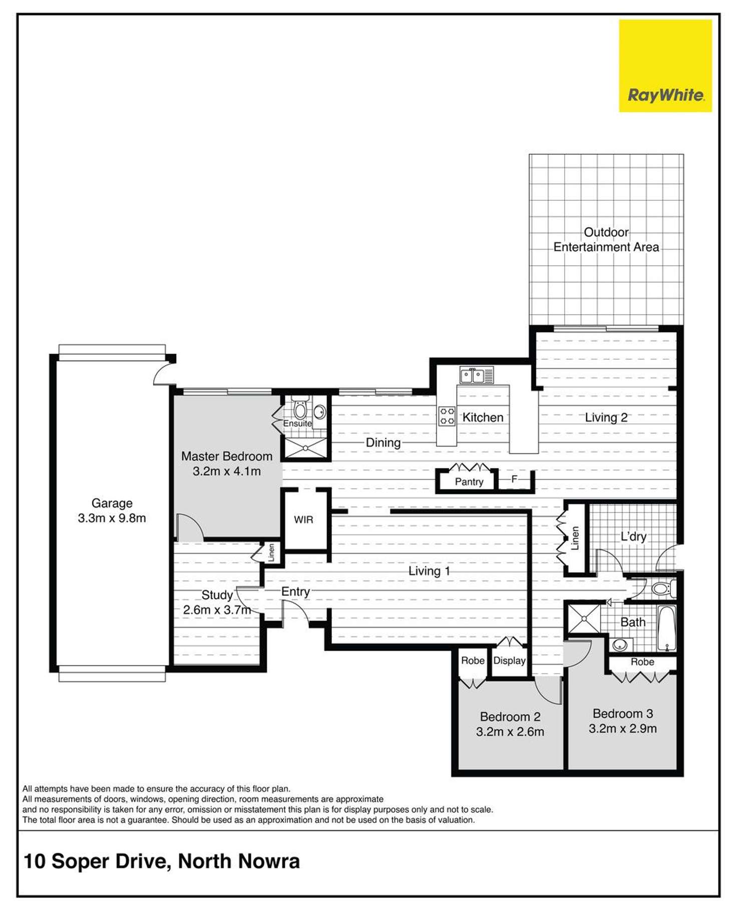 Floorplan of Homely house listing, 10 Soper Drive, North Nowra NSW 2541