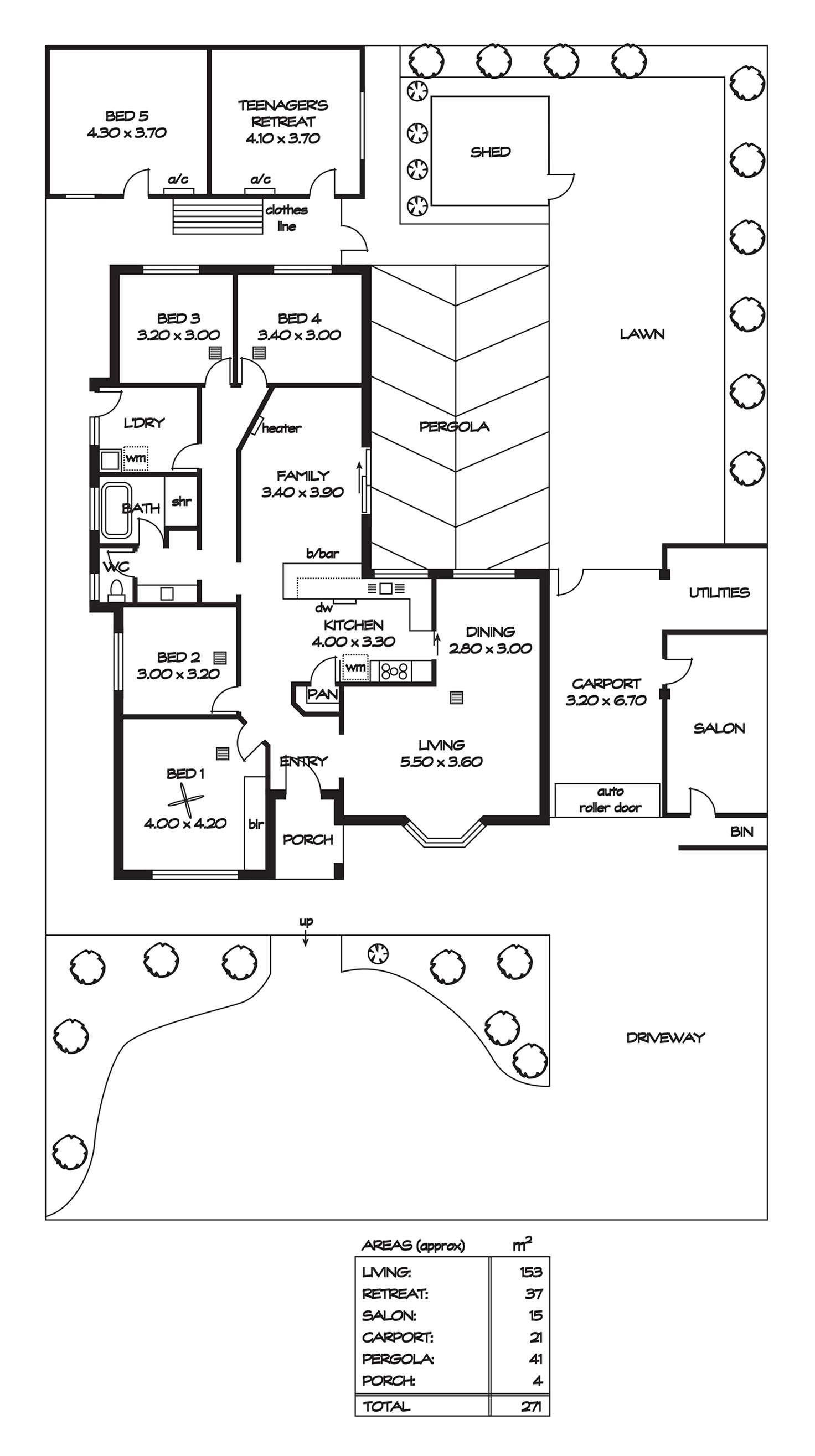 Floorplan of Homely house listing, 62 Canterbury Drive, Salisbury Heights SA 5109
