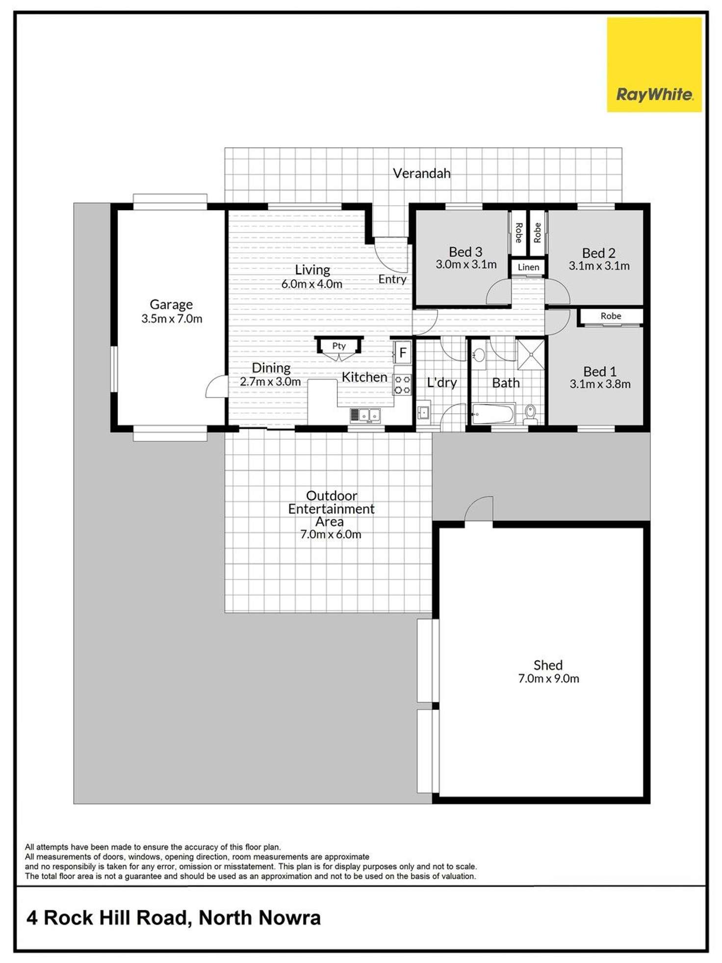 Floorplan of Homely house listing, 4 Rock Hill Road, North Nowra NSW 2541