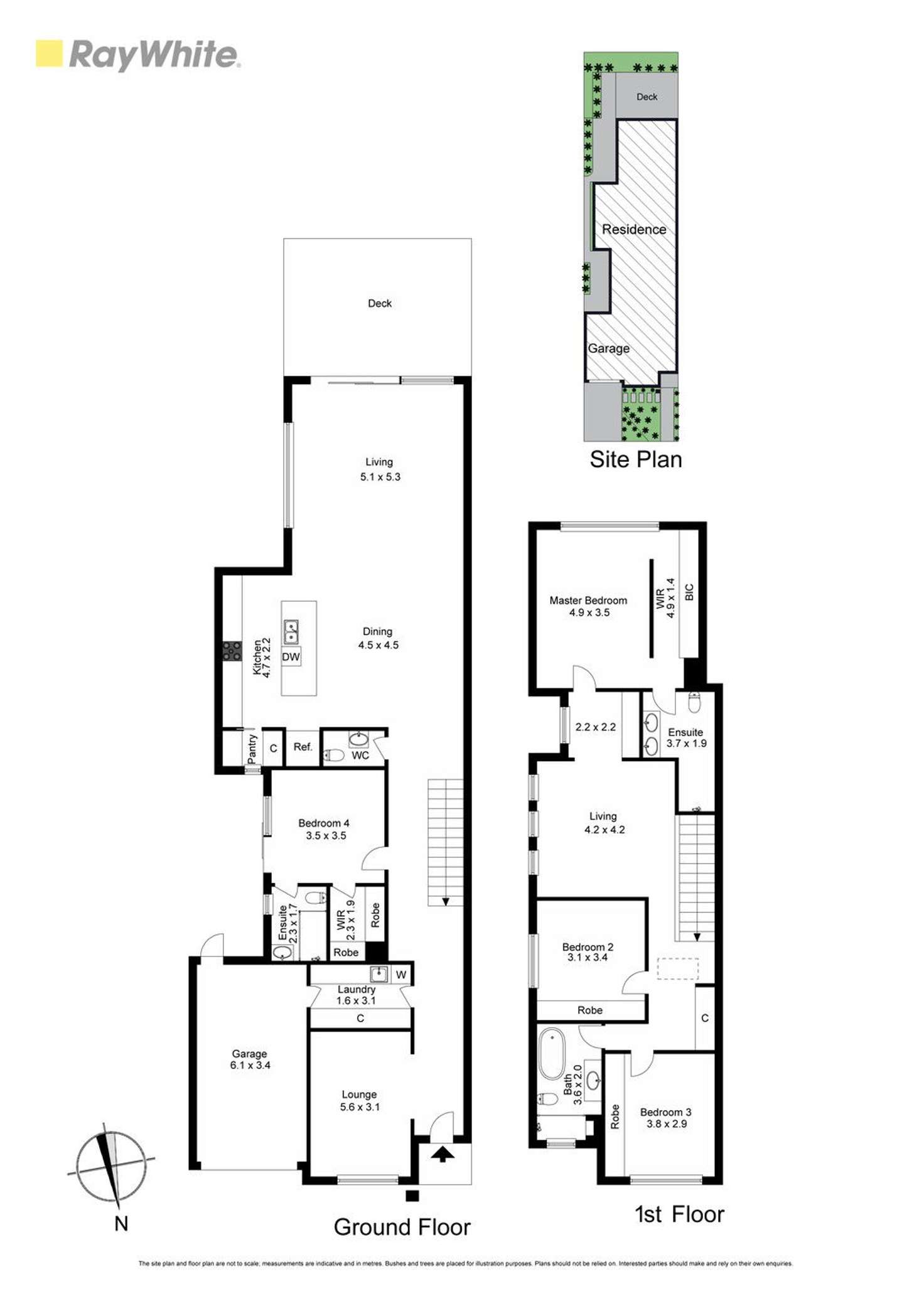 Floorplan of Homely townhouse listing, 86b Bulli Street, Moorabbin VIC 3189