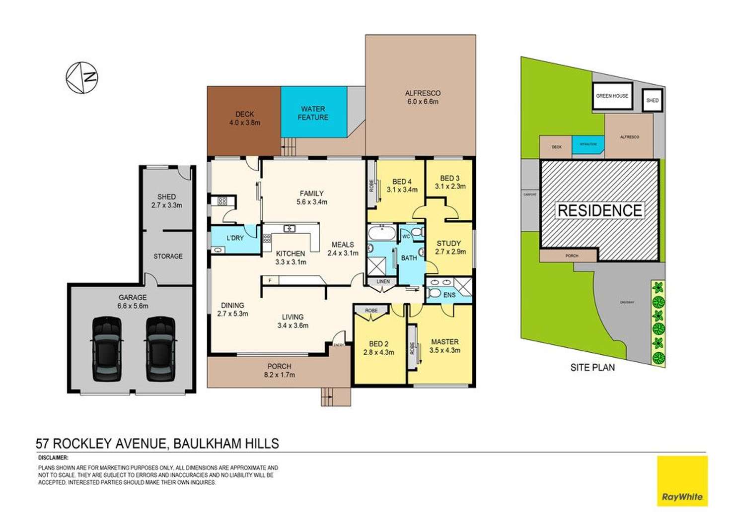 Floorplan of Homely house listing, 57 Rockley Avenue, Baulkham Hills NSW 2153