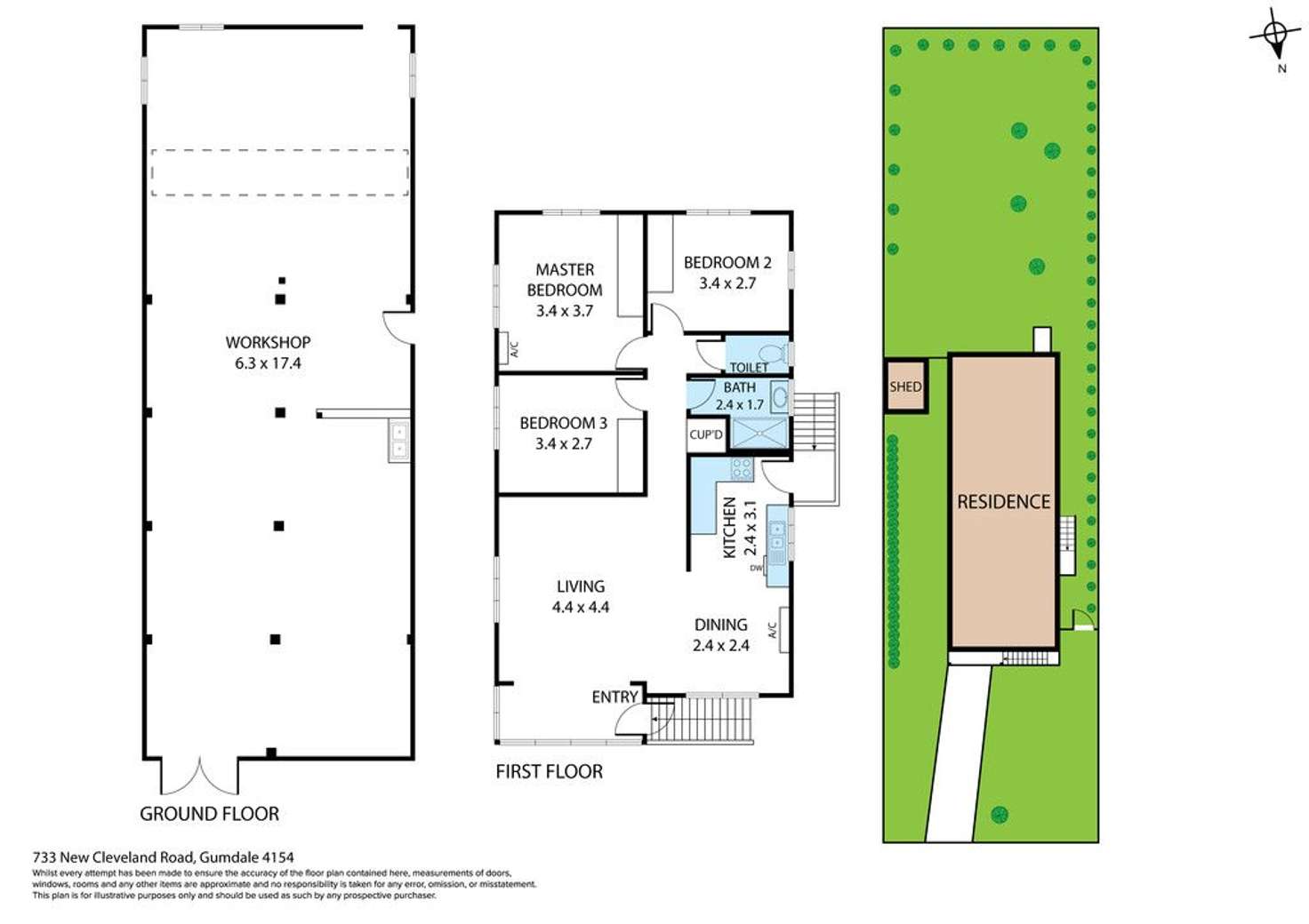 Floorplan of Homely house listing, 733 New Cleveland Road, Gumdale QLD 4154