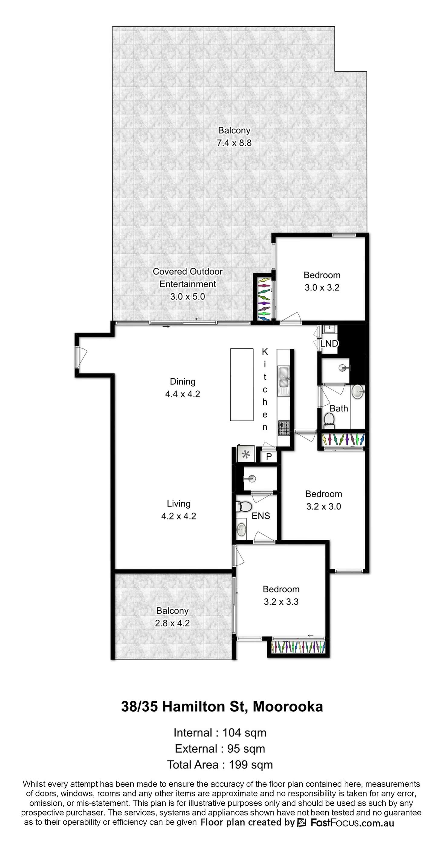 Floorplan of Homely unit listing, 38/35 Hamilton Road, Moorooka QLD 4105
