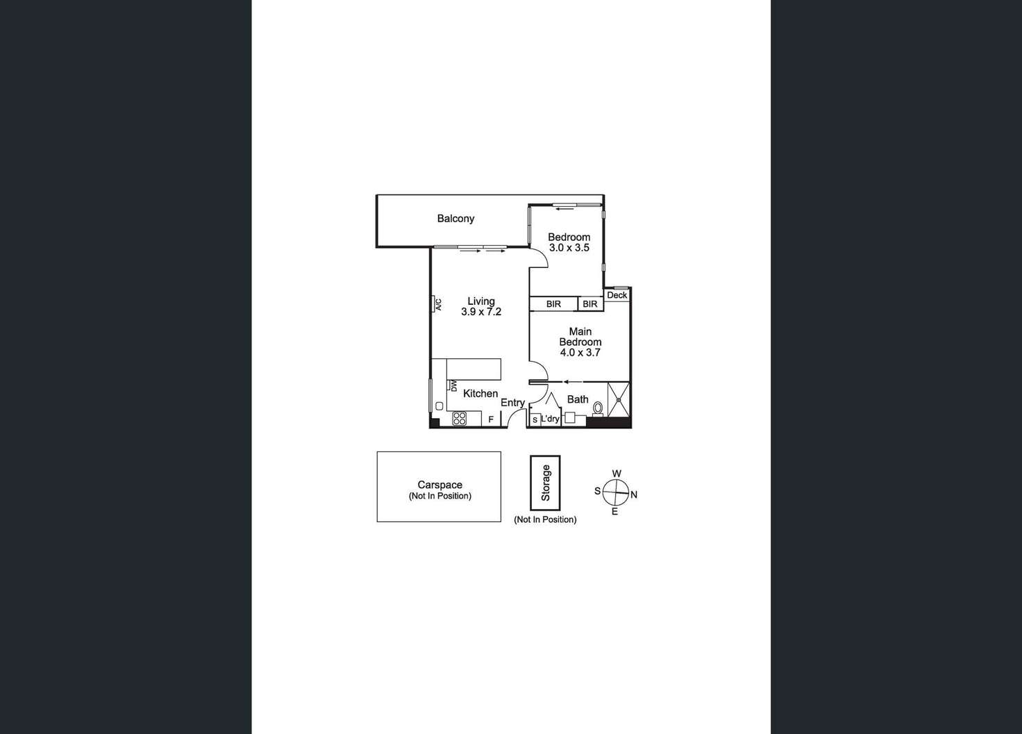 Floorplan of Homely apartment listing, 301/8 Olive York Way, Brunswick West VIC 3055