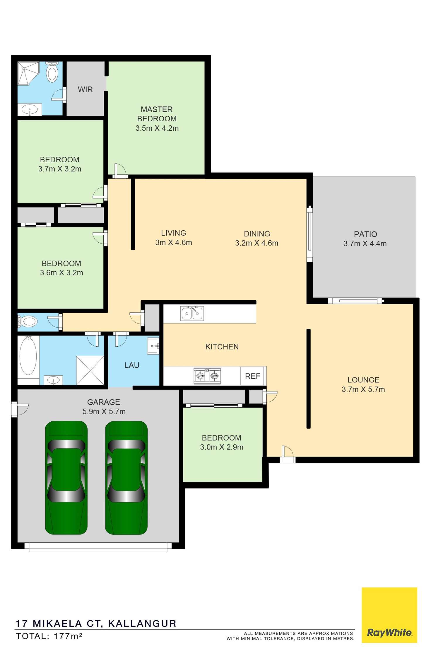 Floorplan of Homely house listing, 17 Mikaela Court, Kallangur QLD 4503