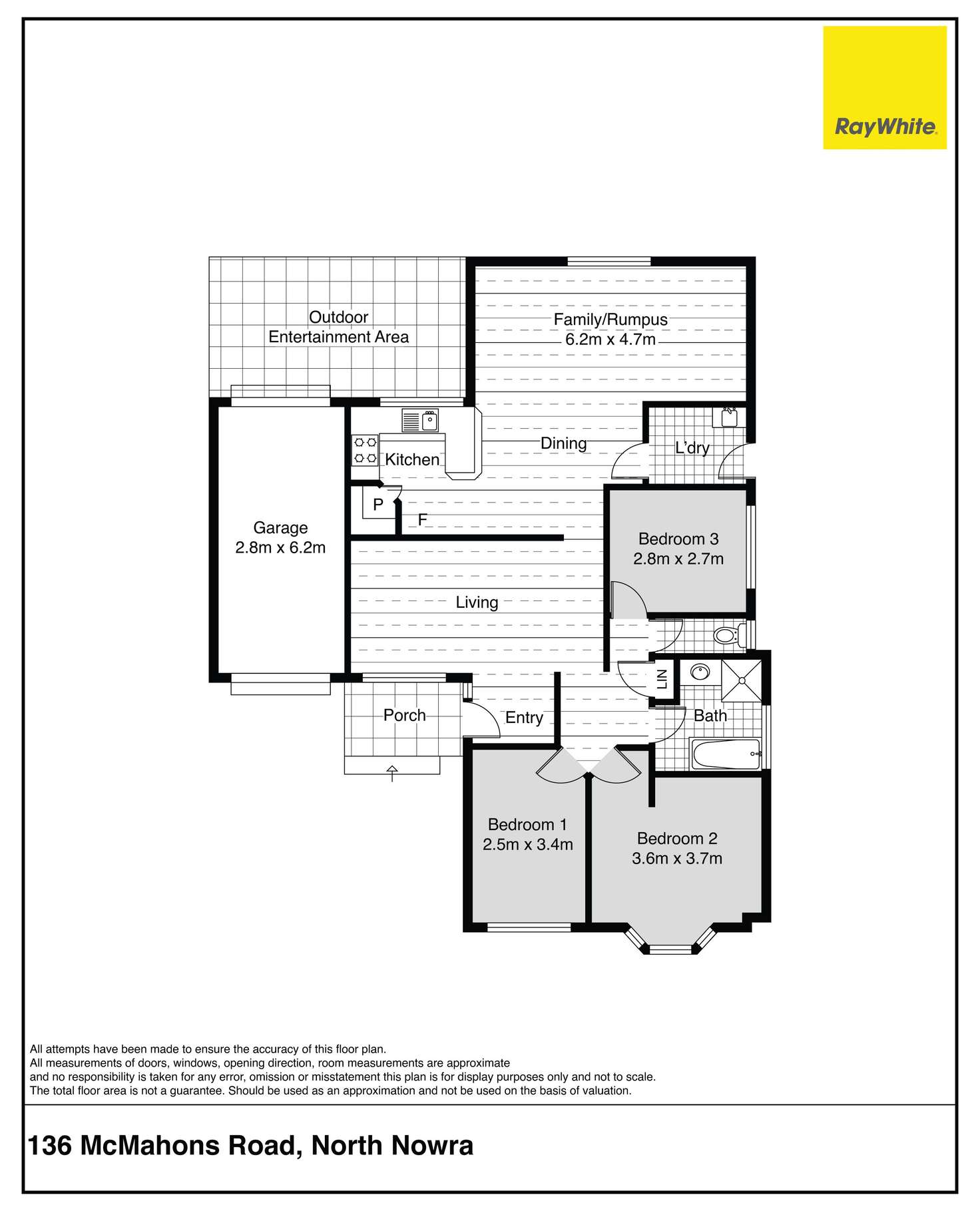 Floorplan of Homely house listing, 136 McMahons Road, North Nowra NSW 2541