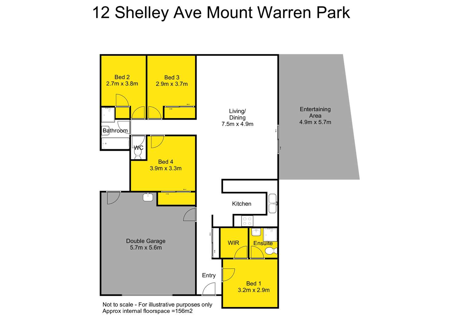 Floorplan of Homely house listing, 12 Shelley Avenue, Mount Warren Park QLD 4207