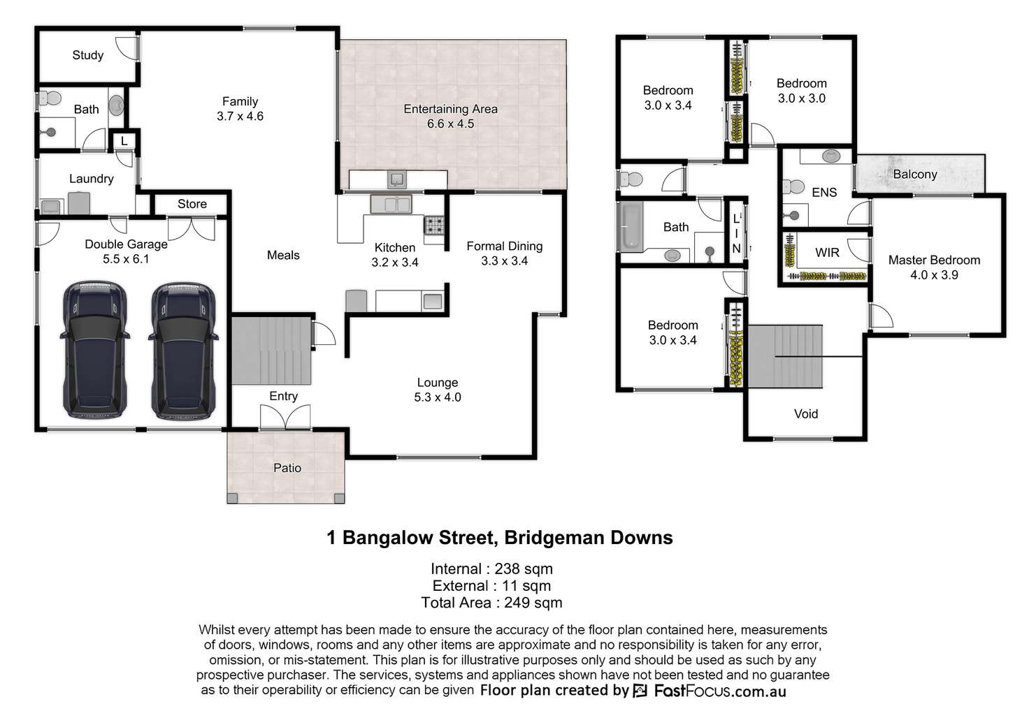 Floorplan of Homely house listing, 1 Bangalow Street, Bridgeman Downs QLD 4035