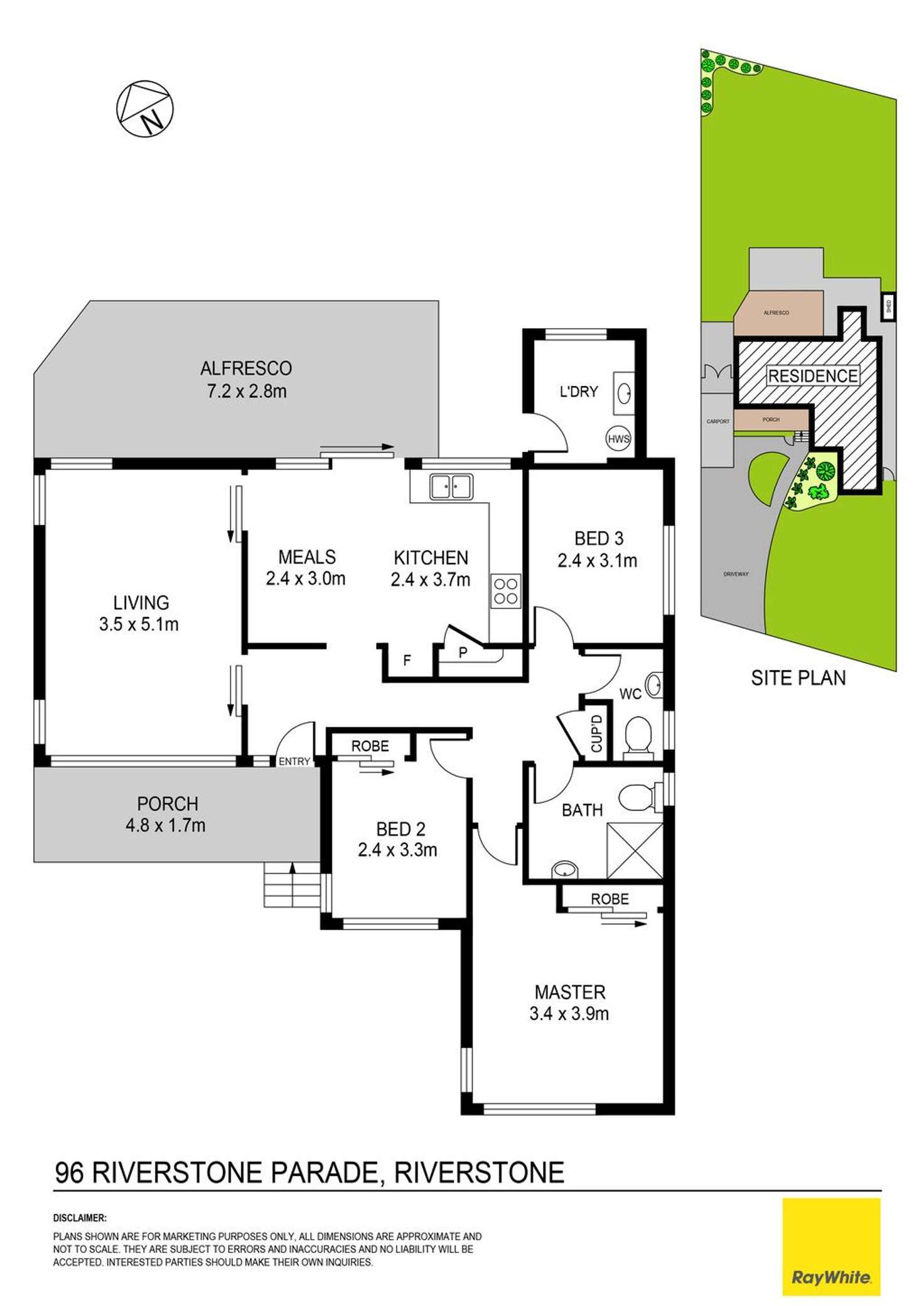Floorplan of Homely house listing, 96 Riverstone Parade, Riverstone NSW 2765