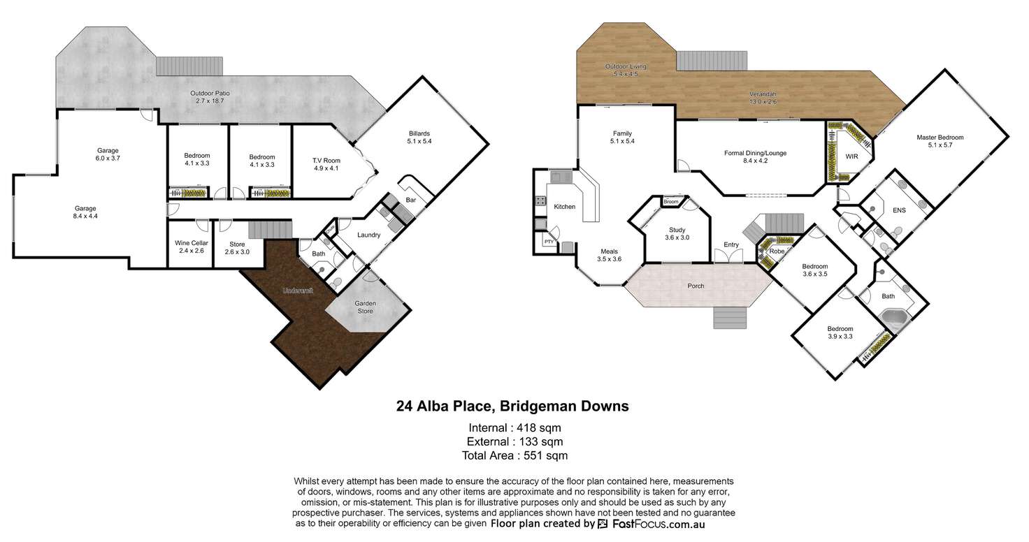 Floorplan of Homely house listing, 24 Alba Place, Bridgeman Downs QLD 4035