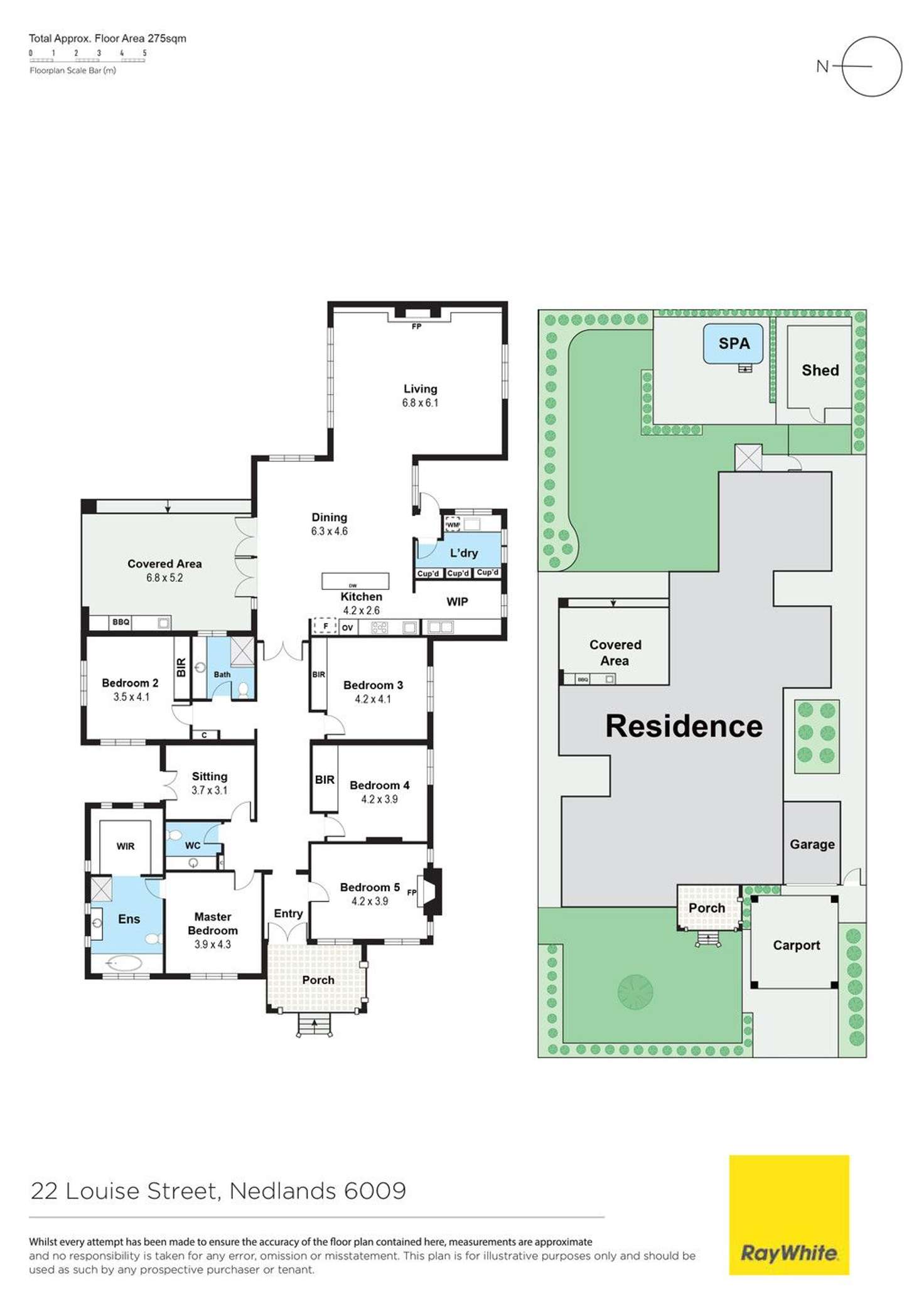 Floorplan of Homely house listing, 22 Louise Street, Nedlands WA 6009