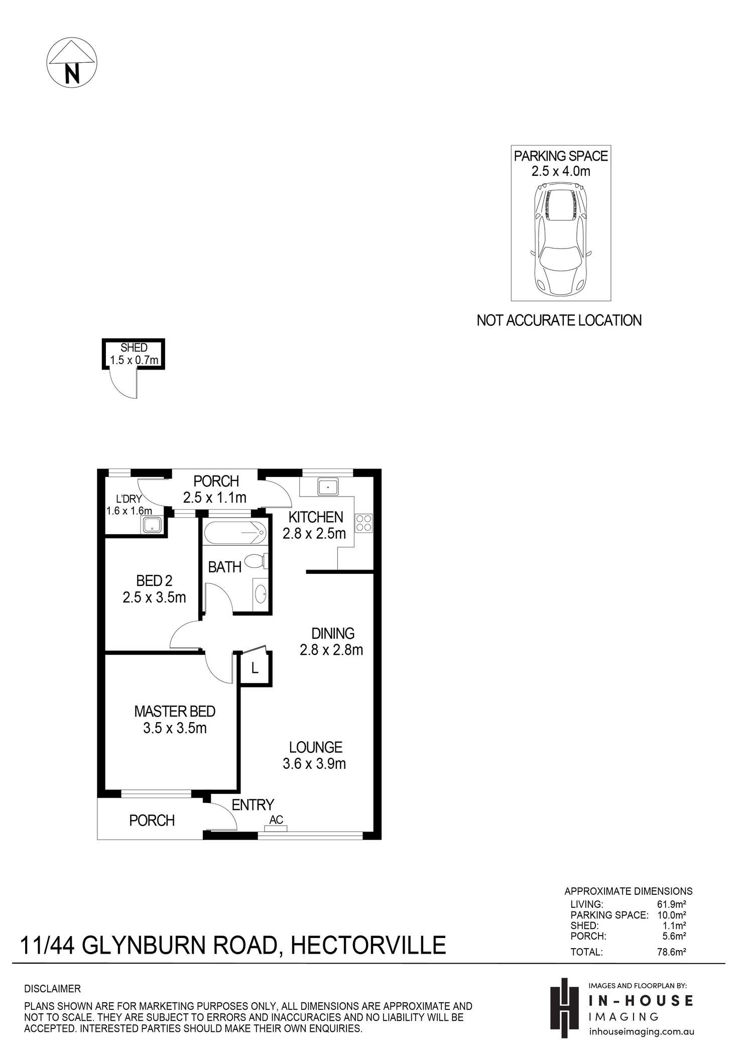 Floorplan of Homely unit listing, 11/44 Glynburn Road, Hectorville SA 5073