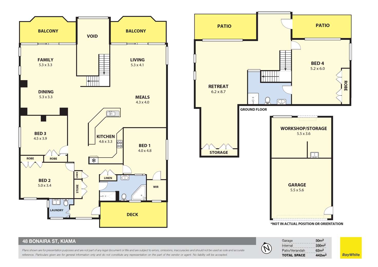 Floorplan of Homely house listing, 48 Bonaira Street, Kiama NSW 2533