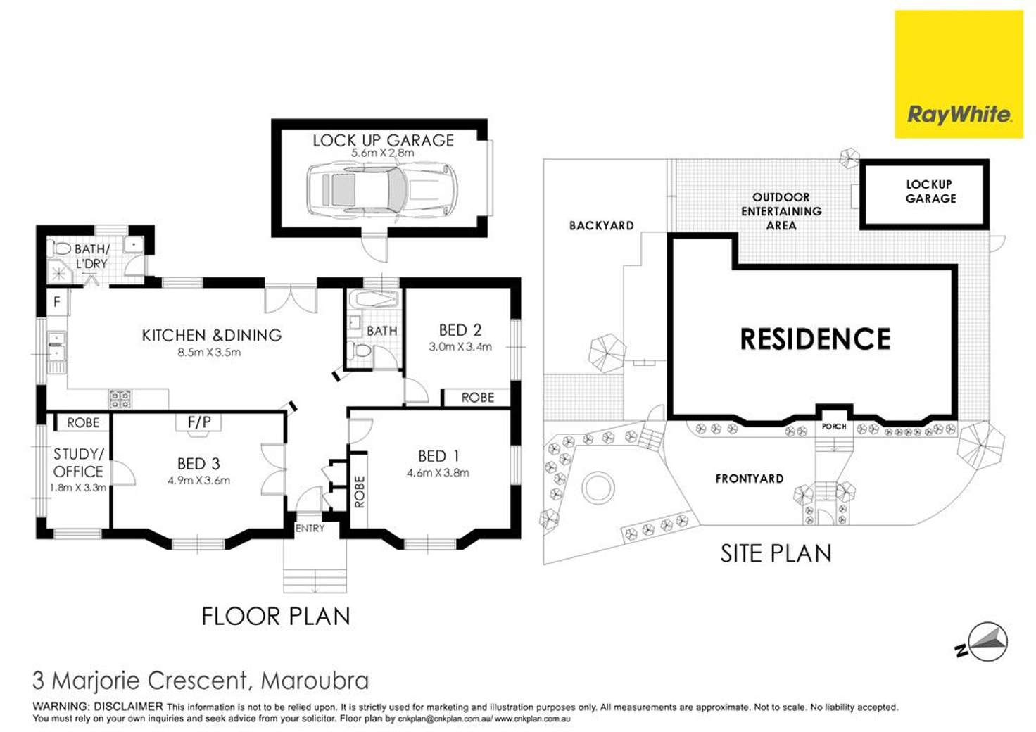 Floorplan of Homely house listing, 3 Marjorie Crescent, Maroubra NSW 2035