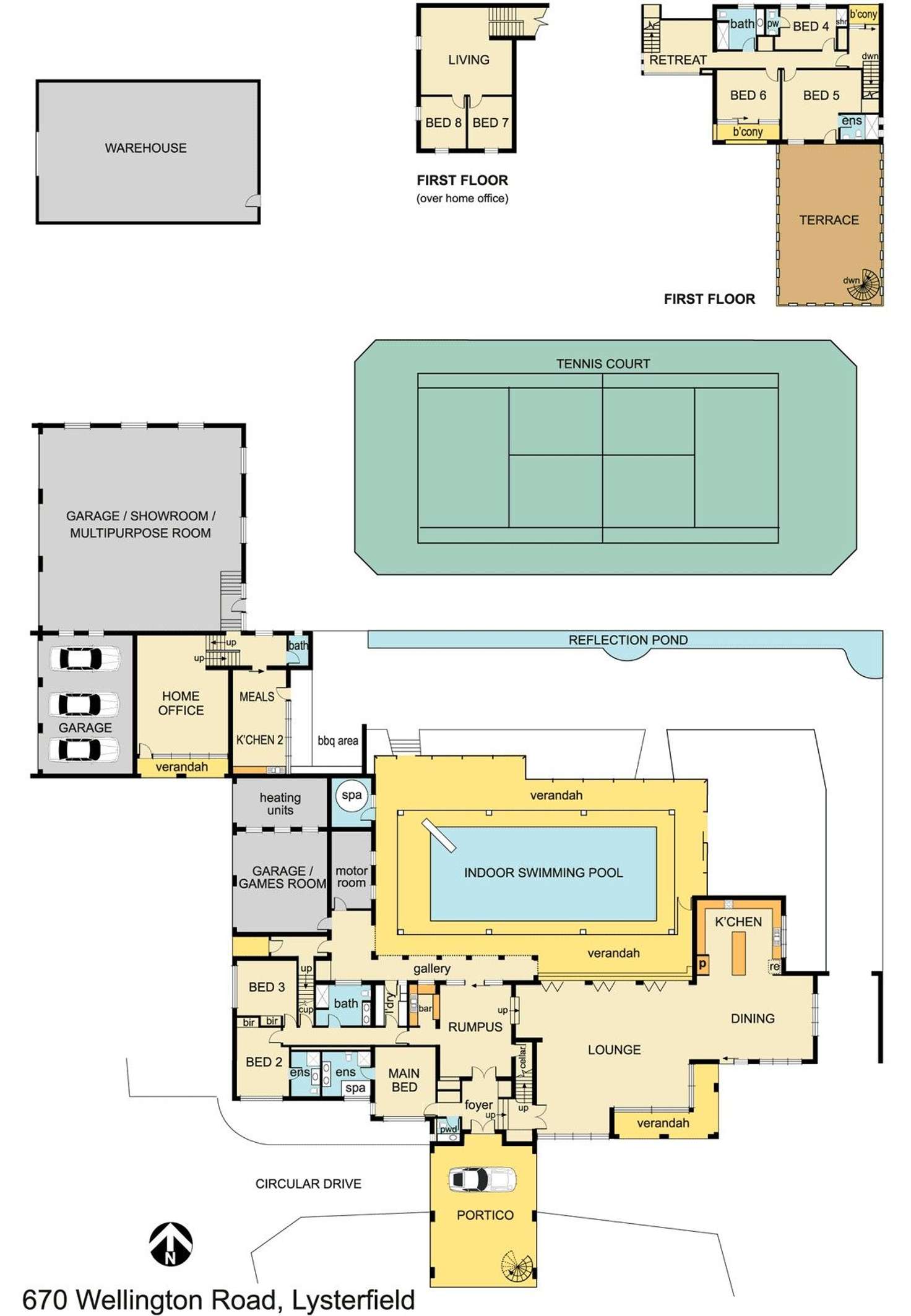 Floorplan of Homely house listing, 670 Wellington Road, Lysterfield VIC 3156