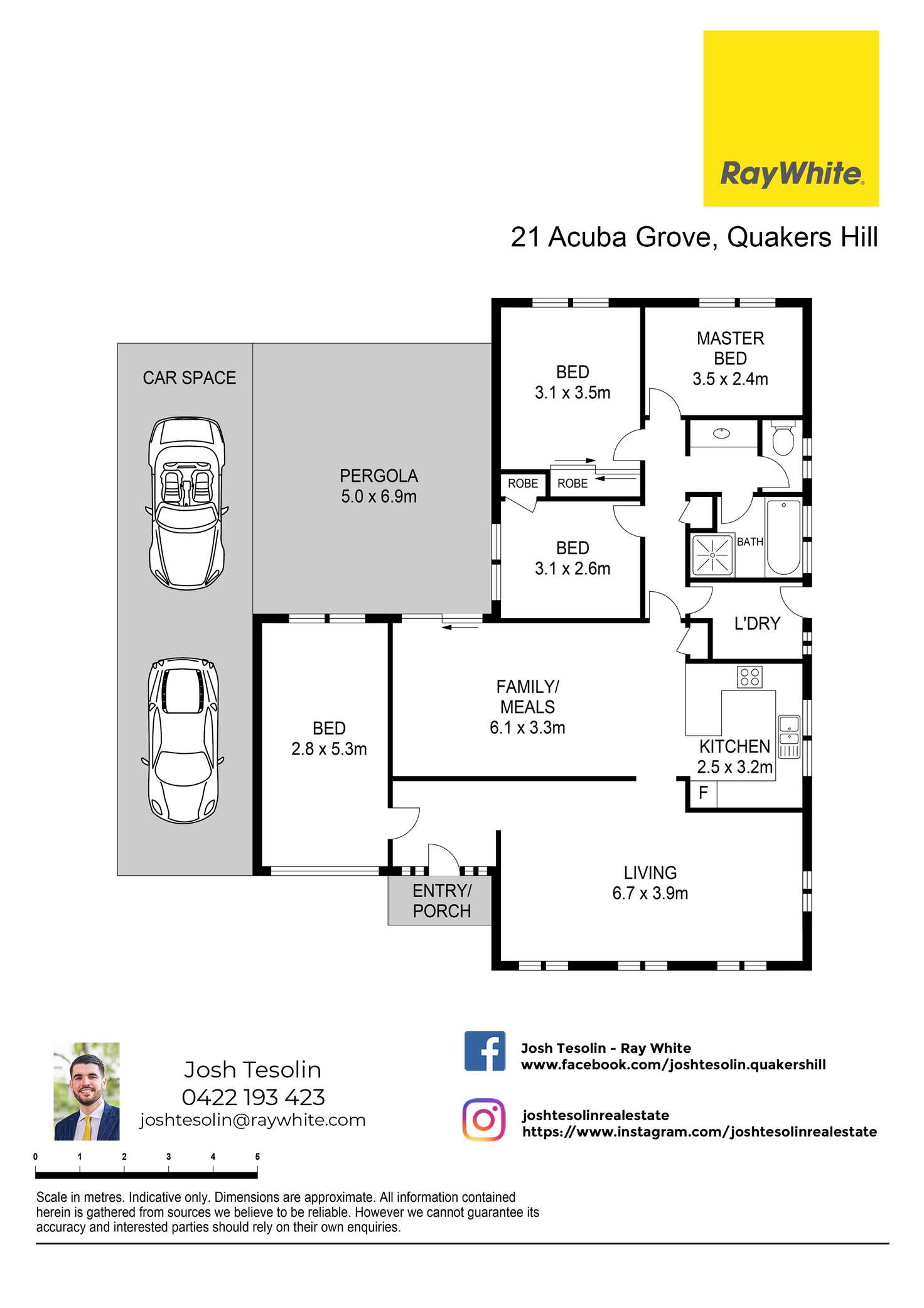 Floorplan of Homely house listing, 21 Acuba Grove, Quakers Hill NSW 2763