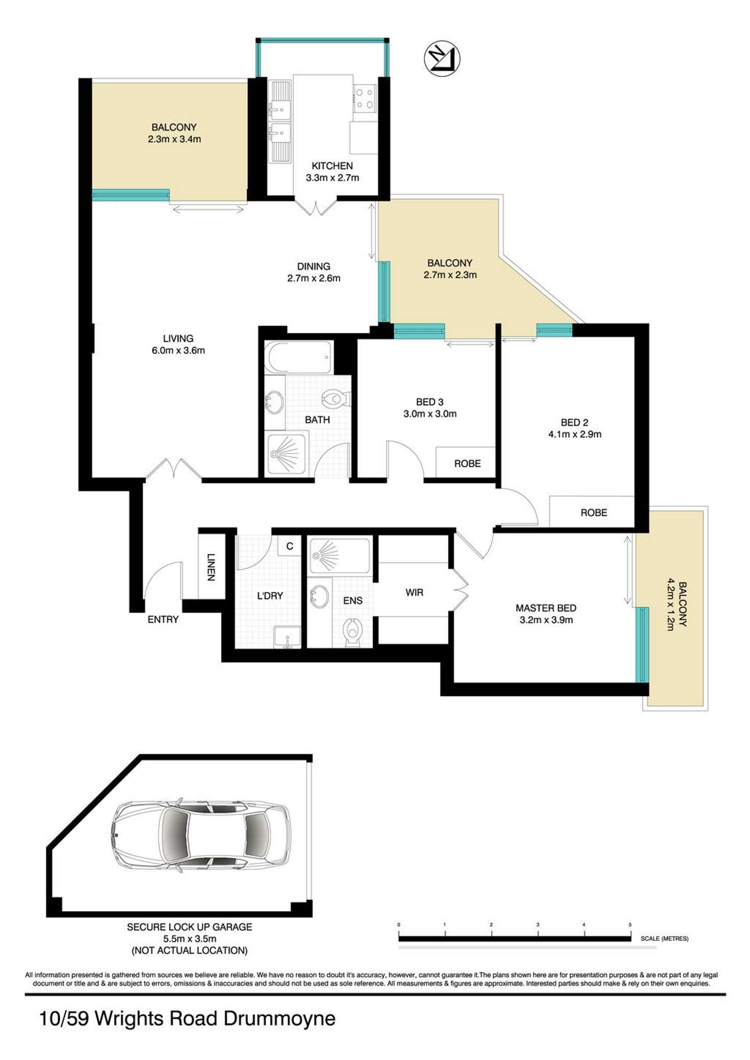 Floorplan of Homely apartment listing, 10/59 Wrights Road, Drummoyne NSW 2047