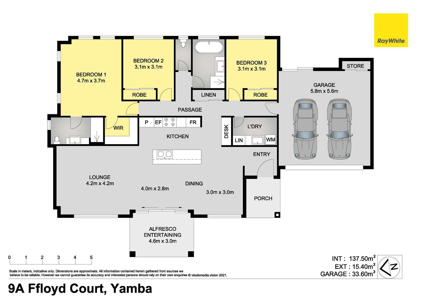 Floorplan of Homely house listing, 9A Ffloyd Court, Yamba NSW 2464