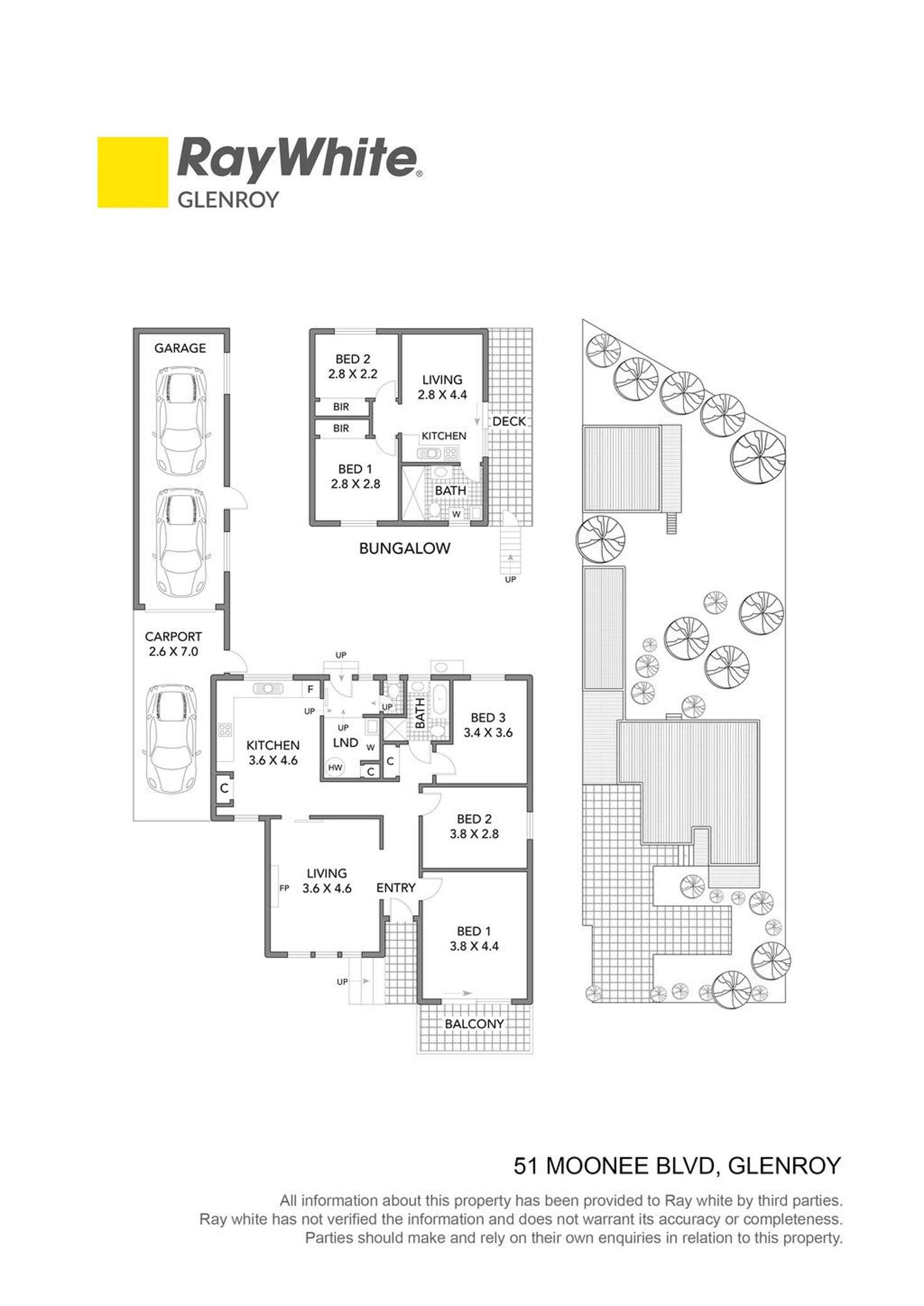 Floorplan of Homely house listing, 51 Moonee Boulevard, Glenroy VIC 3046