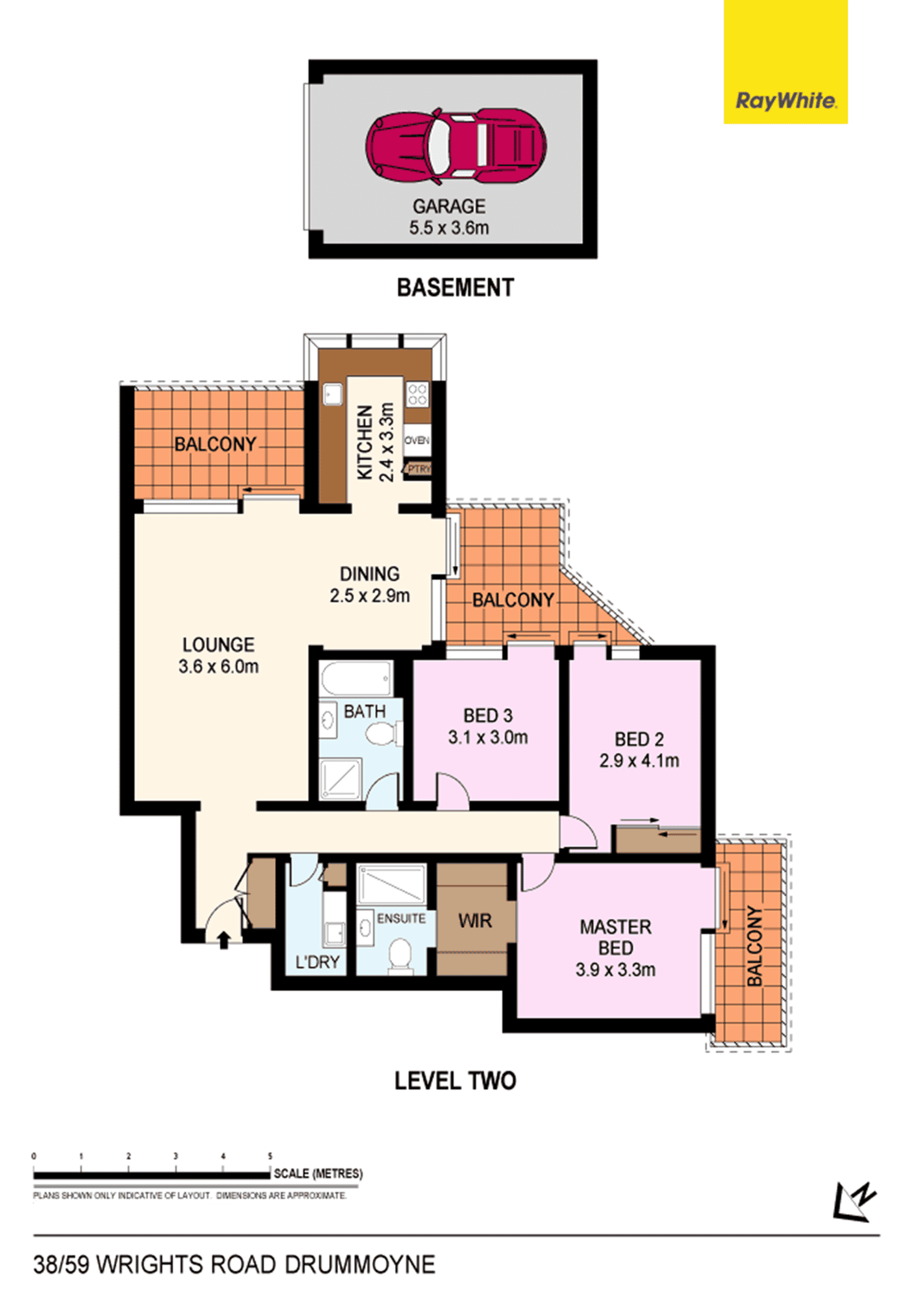 Floorplan of Homely apartment listing, 38/59 Wrights Road, Drummoyne NSW 2047