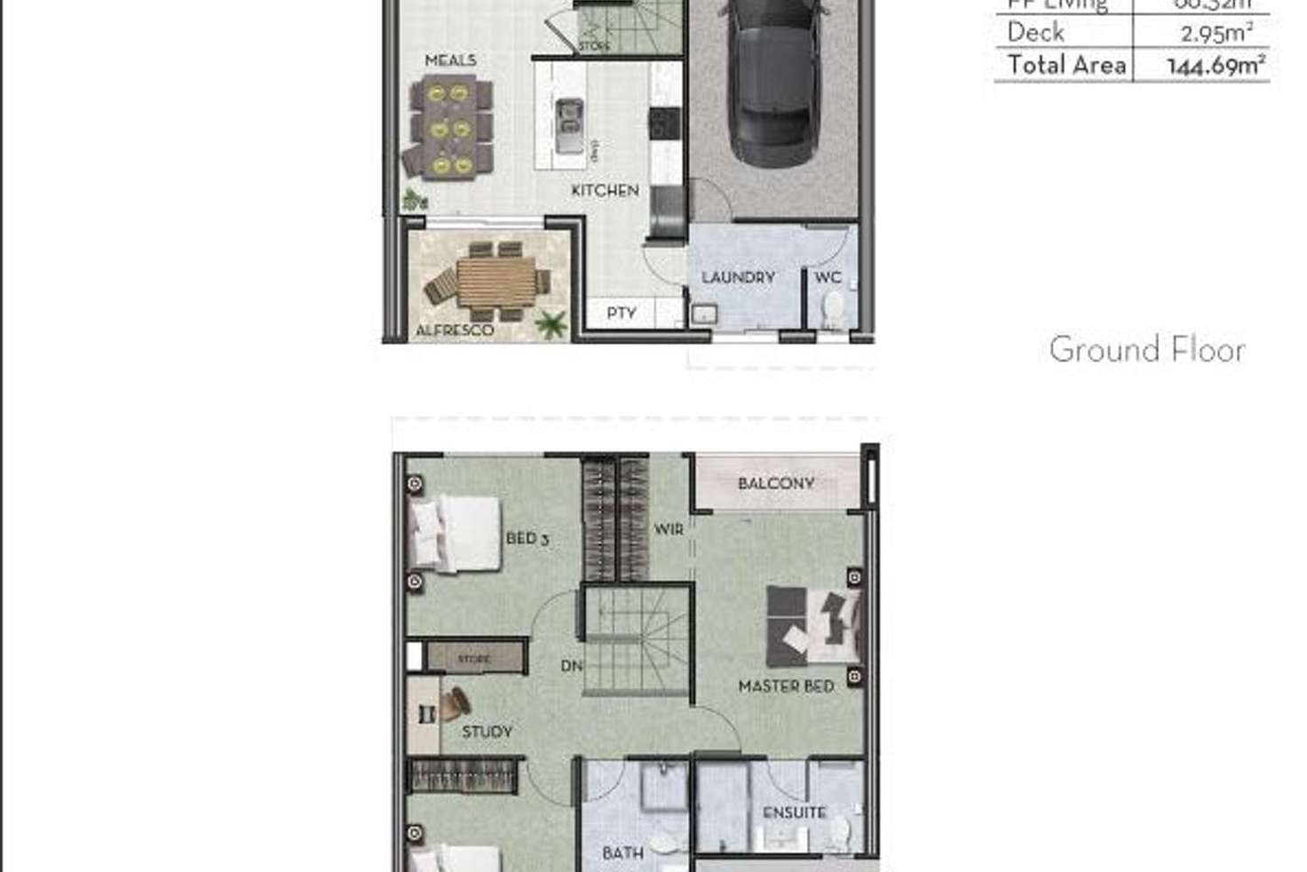 Floorplan of Homely townhouse listing, 67/15 Waratah Way, Morayfield QLD 4506